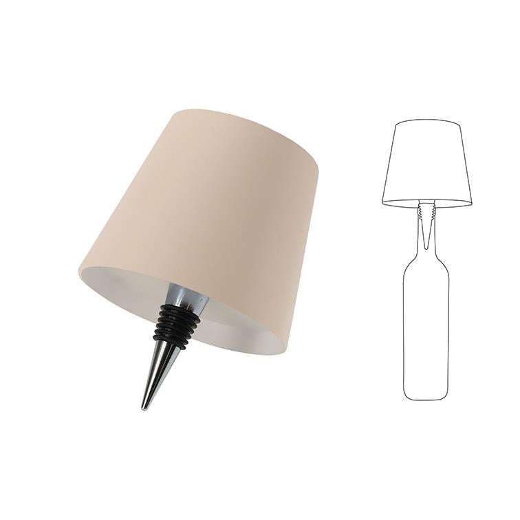 Countryfield Lamp touch flessenkork LED Lux creme-