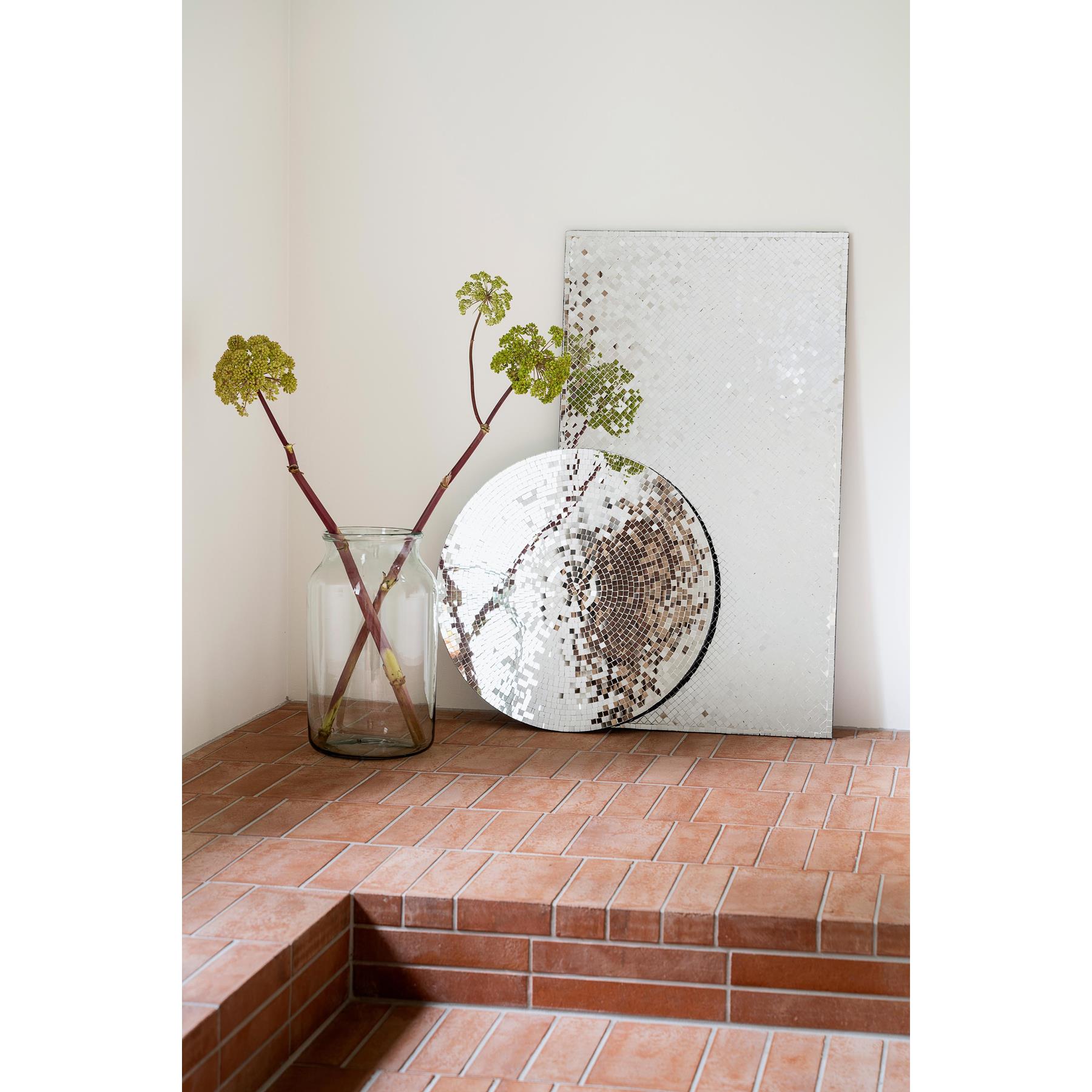 vtwonen - Wall Mirror Mosaic - Round Mirror - Transparent - 60cm