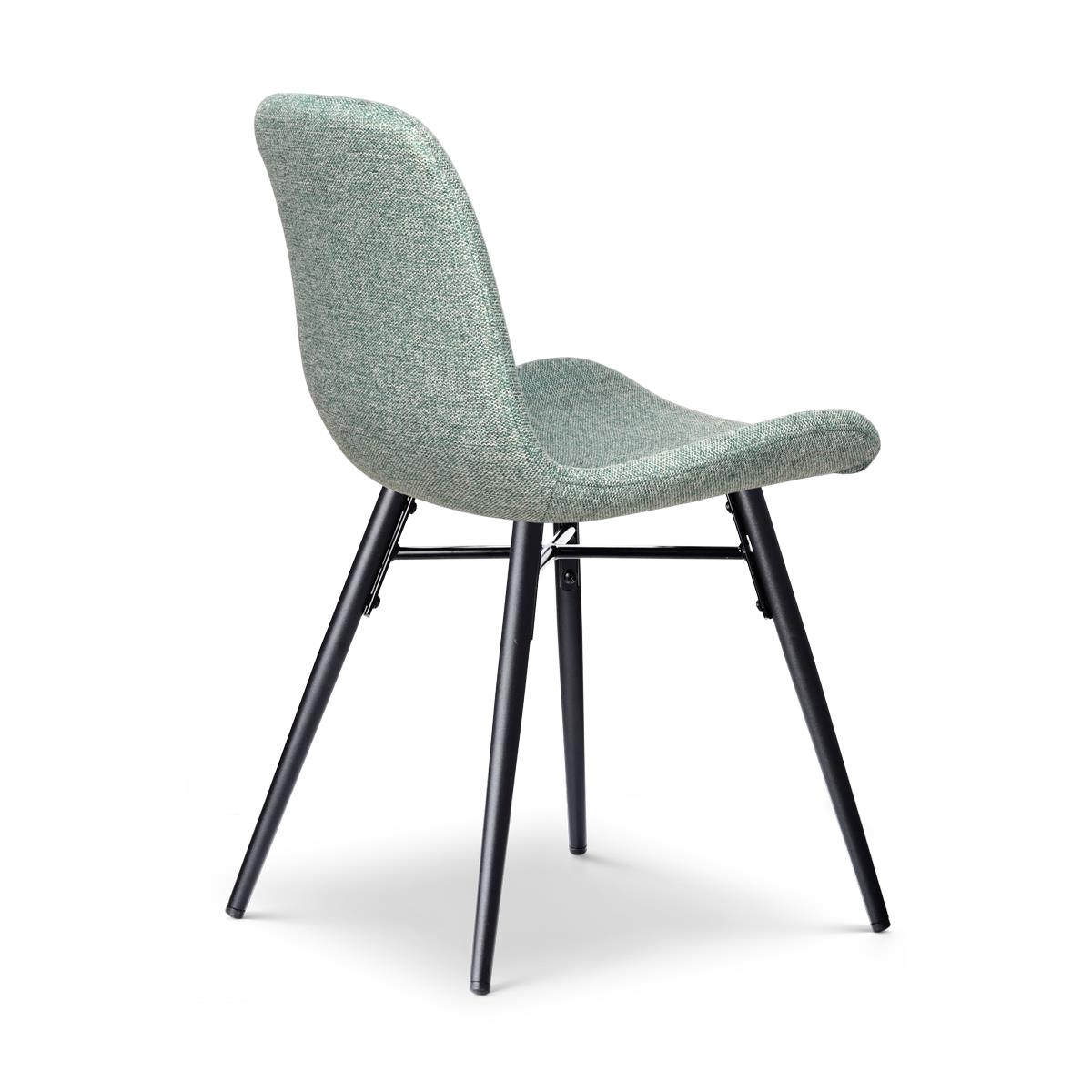 Nolon Nena-Fé Eetkamerstoelen Set van 2 - Zacht Groen - Walnoot