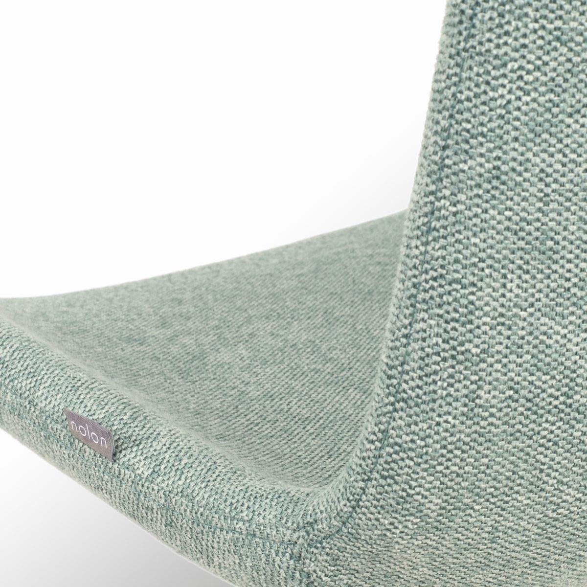 Nolon Noa-Fé Eetkamerstoelen Set van 2 - Zacht Groen - Witte Poten
