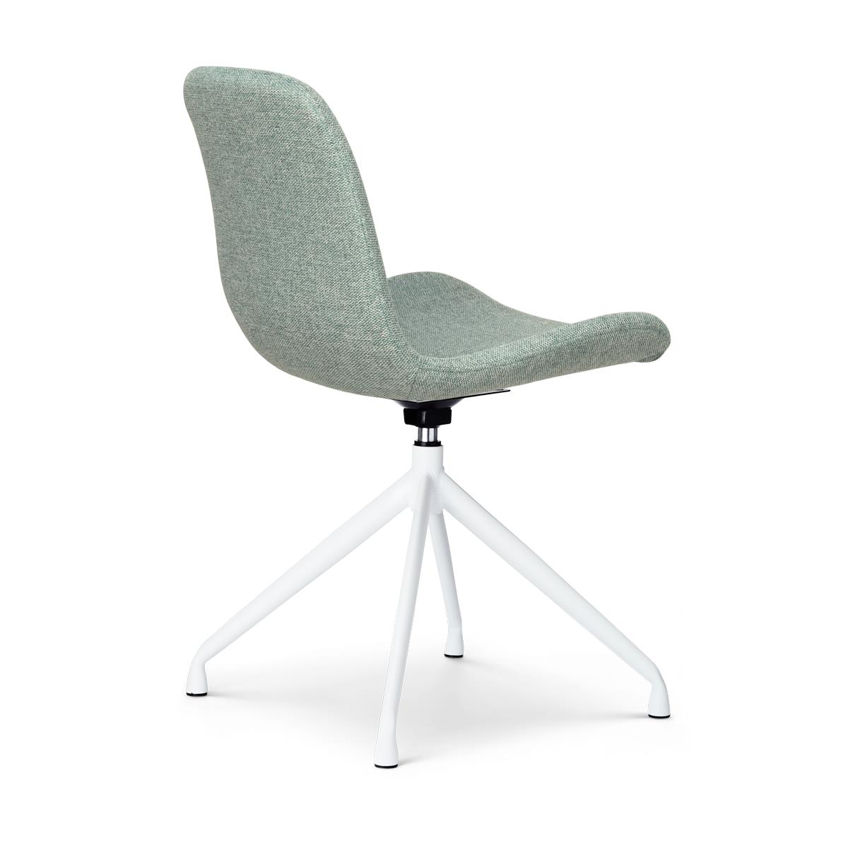 Nolon Nola-Fé Draaibare Eetkamerstoelen Set van 2  Zacht groen - Wit