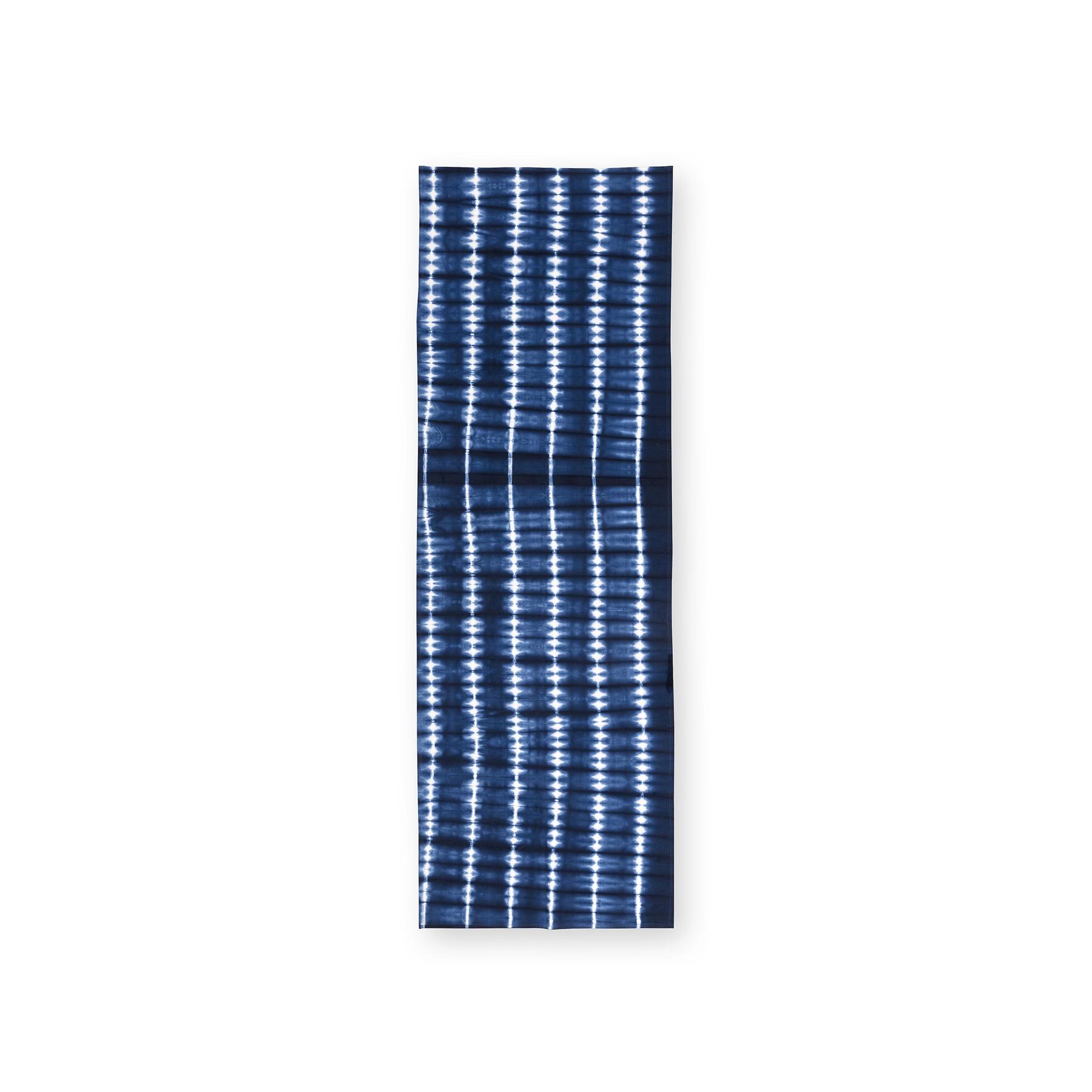 vtwonen - Table Runner Tie Dye - Rectangular - Blue, White - 60x180cm