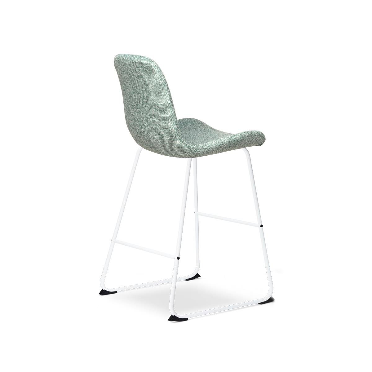 Nolon Nino-Fé Barkrukken Set van 2 - Zacht Groen - Wit - 65 cm