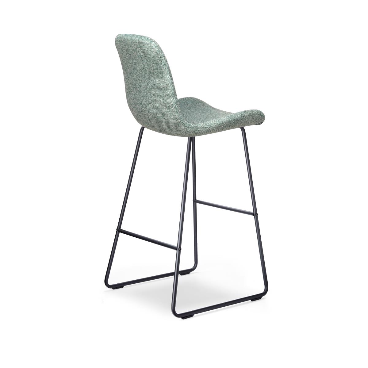 Nolon Nino-Fé Barkrukken Set van 2 - Zacht Groen - Zwart - 75 cm