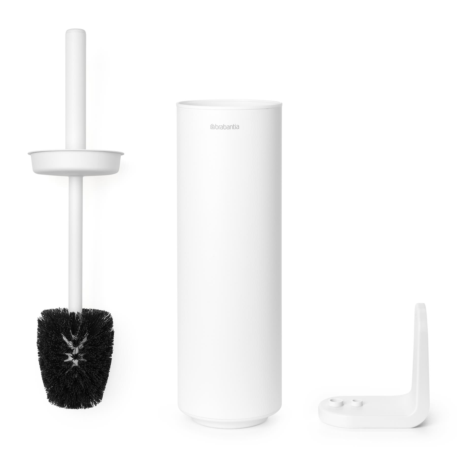 Brabantia MindSet Toiletborstel met Houder - Mineral Fresh White