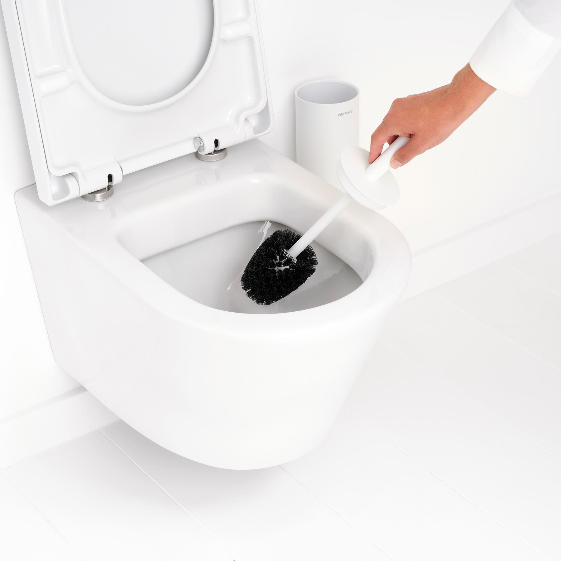 Brabantia MindSet Toiletborstel met Houder - Mineral Fresh White