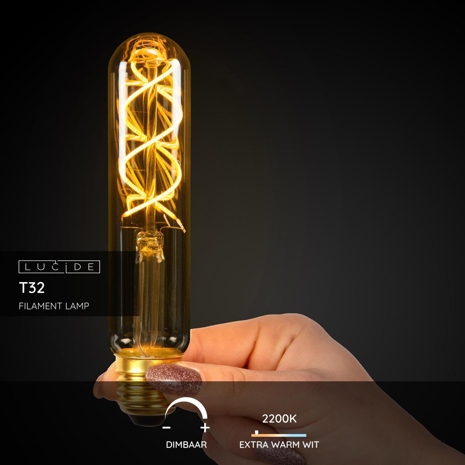 Lucide T32 Filament lamp - Amber