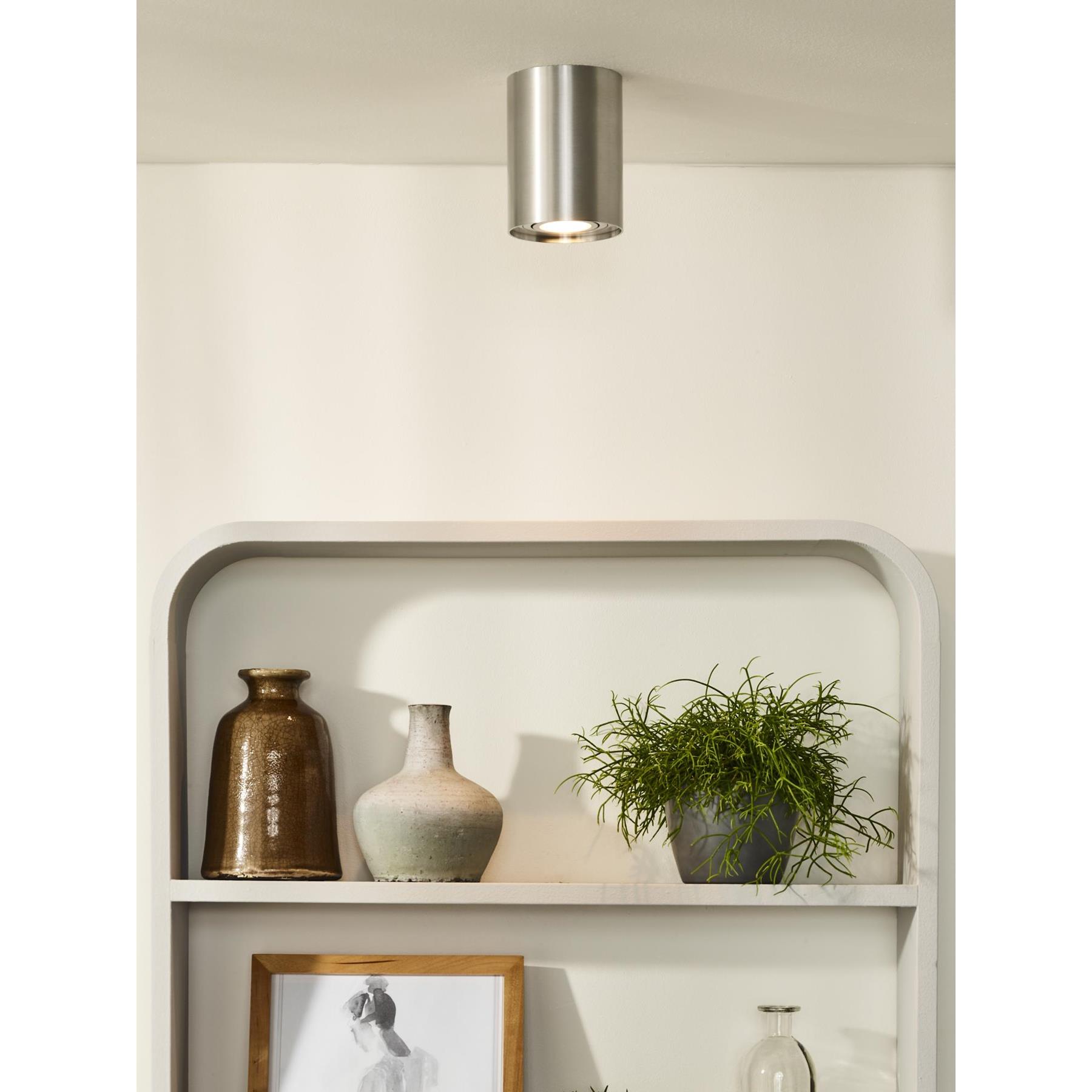 Lucide TUBE Plafondspot - Mat chroom