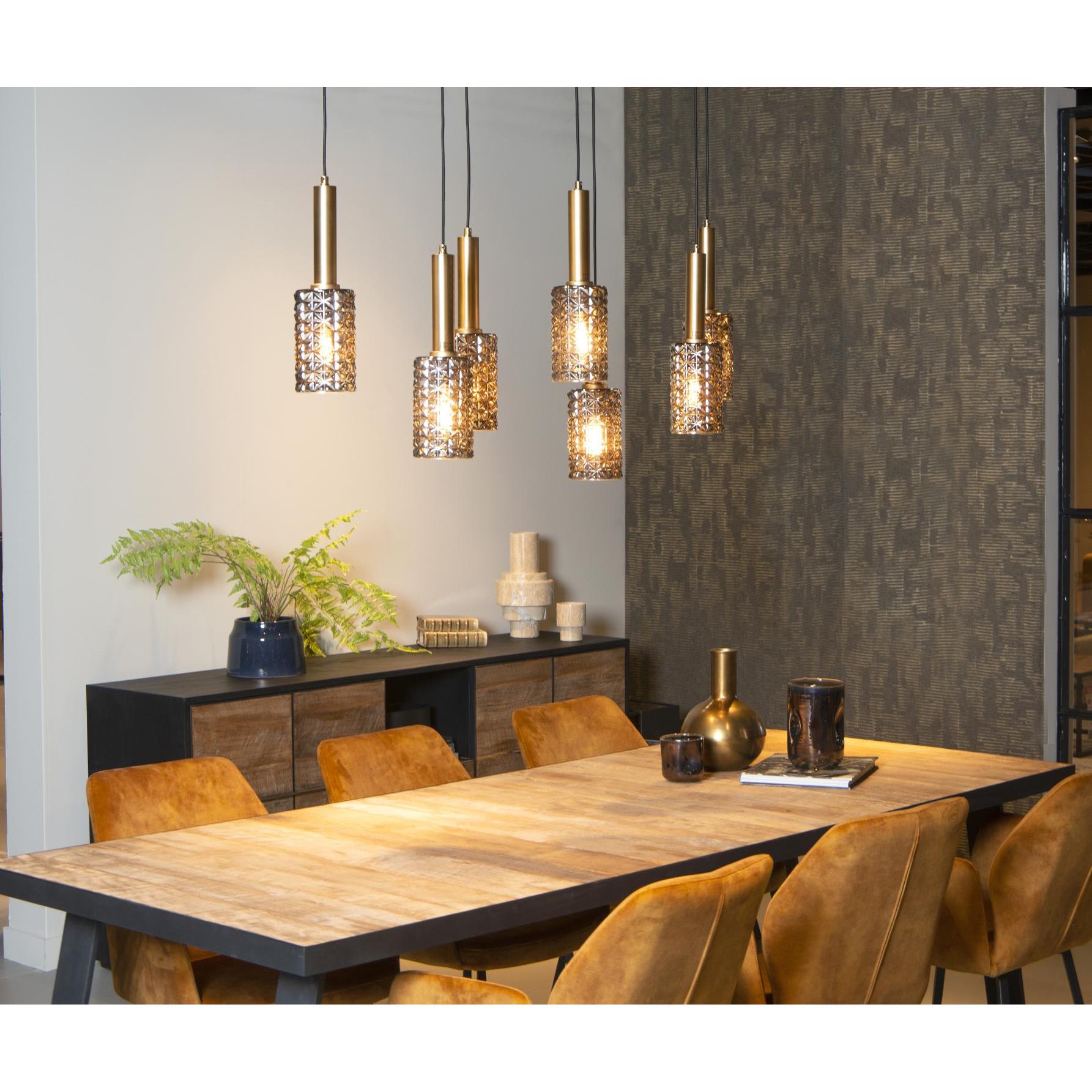 Lucide CORALIE Hanglamp - Mat Goud | Messing