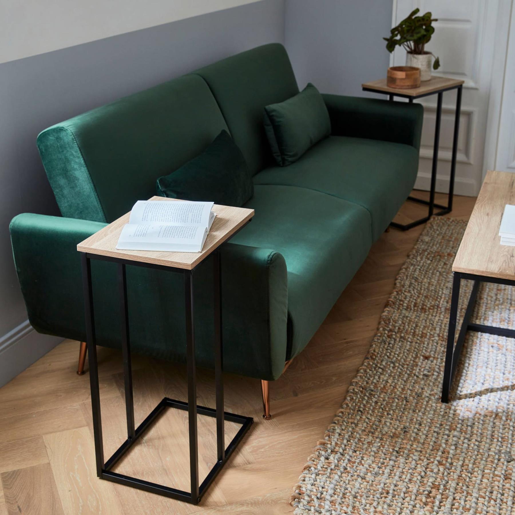 sweeek - Design velours slaapbank