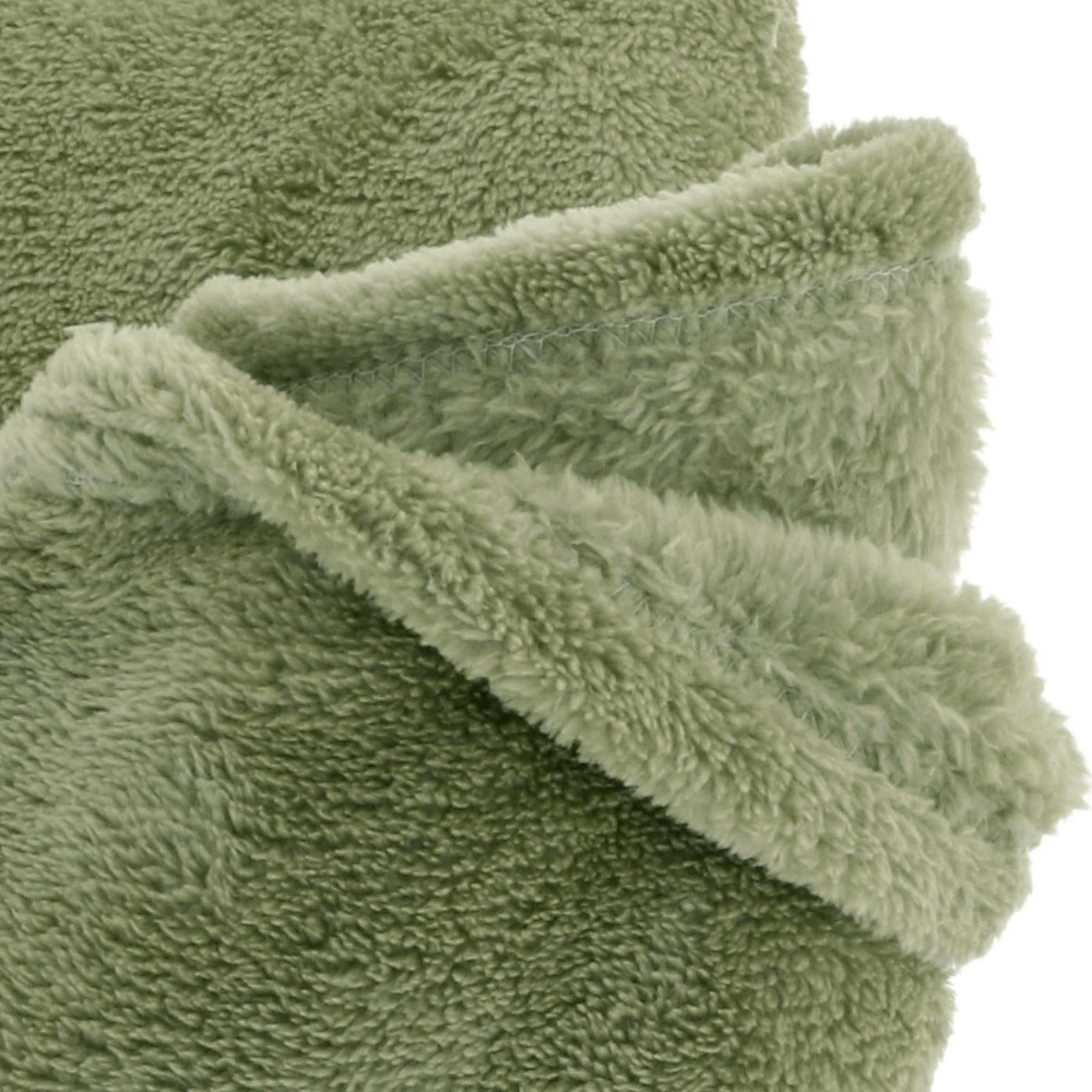 Unique Living Plaid Justin - Groen - Polyester - 150x200x0cm (BxHxD)