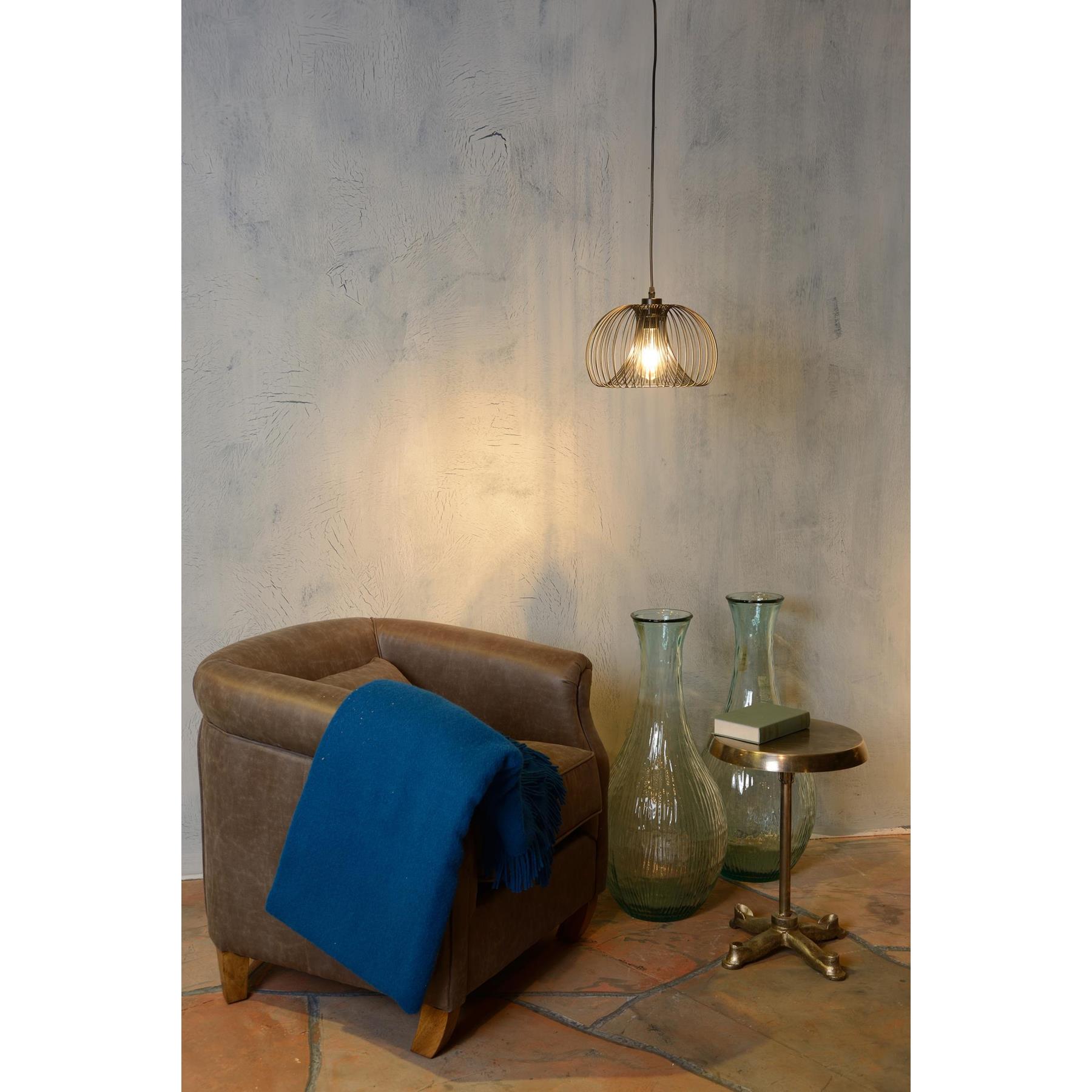 Lucide VINTI Hanglamp - Zwart