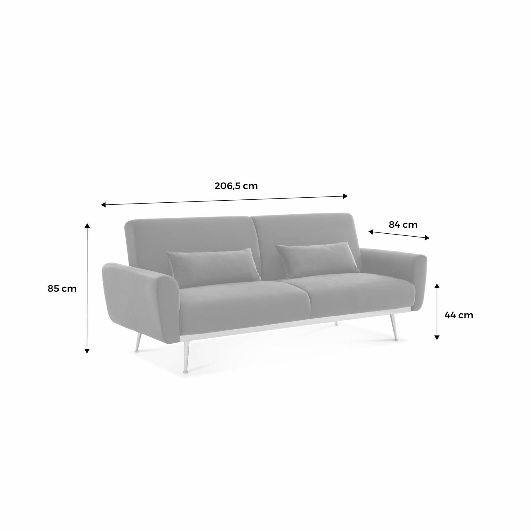 sweeek - Design velours slaapbank
