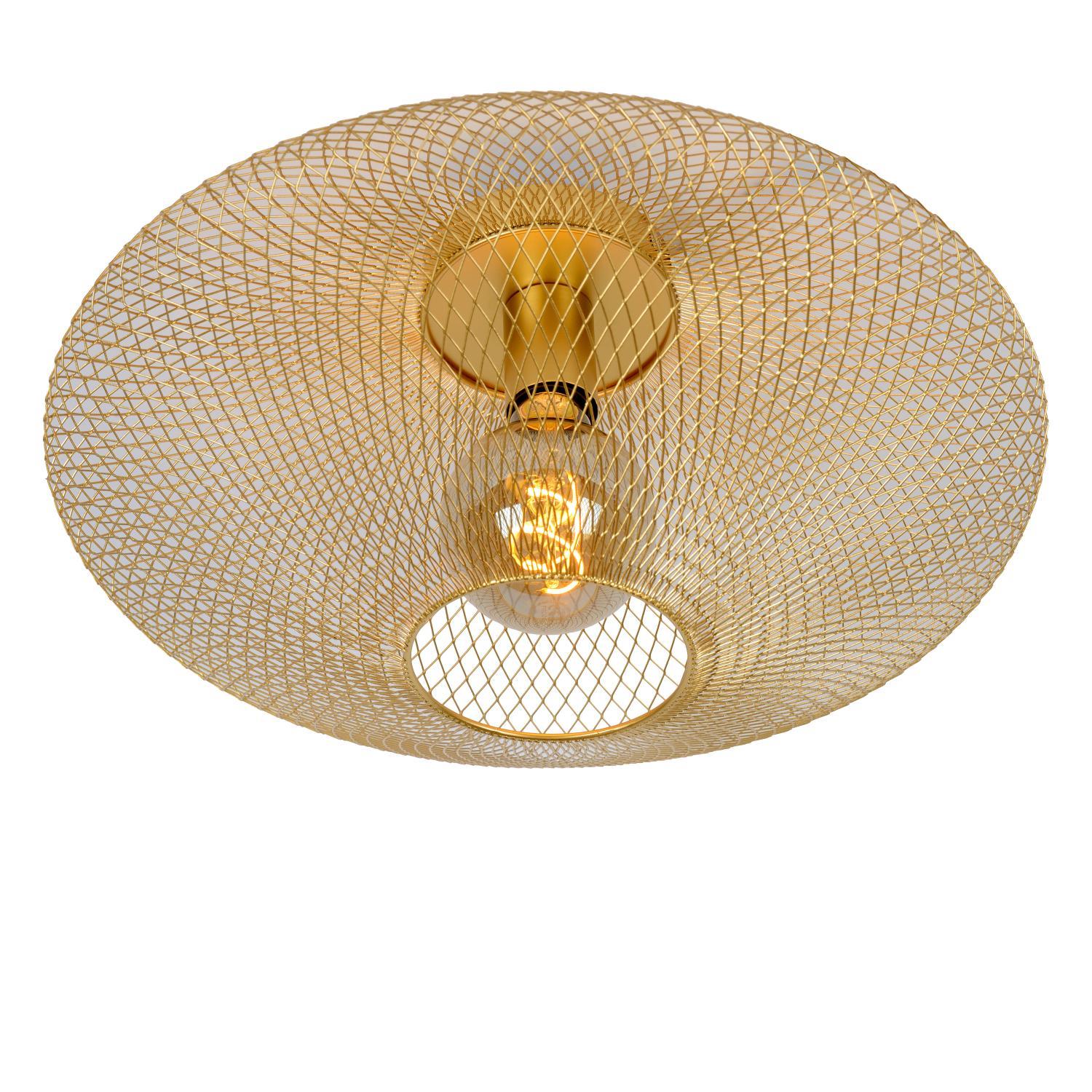 Lucide MESH Plafonnière - Mat Goud | Messing