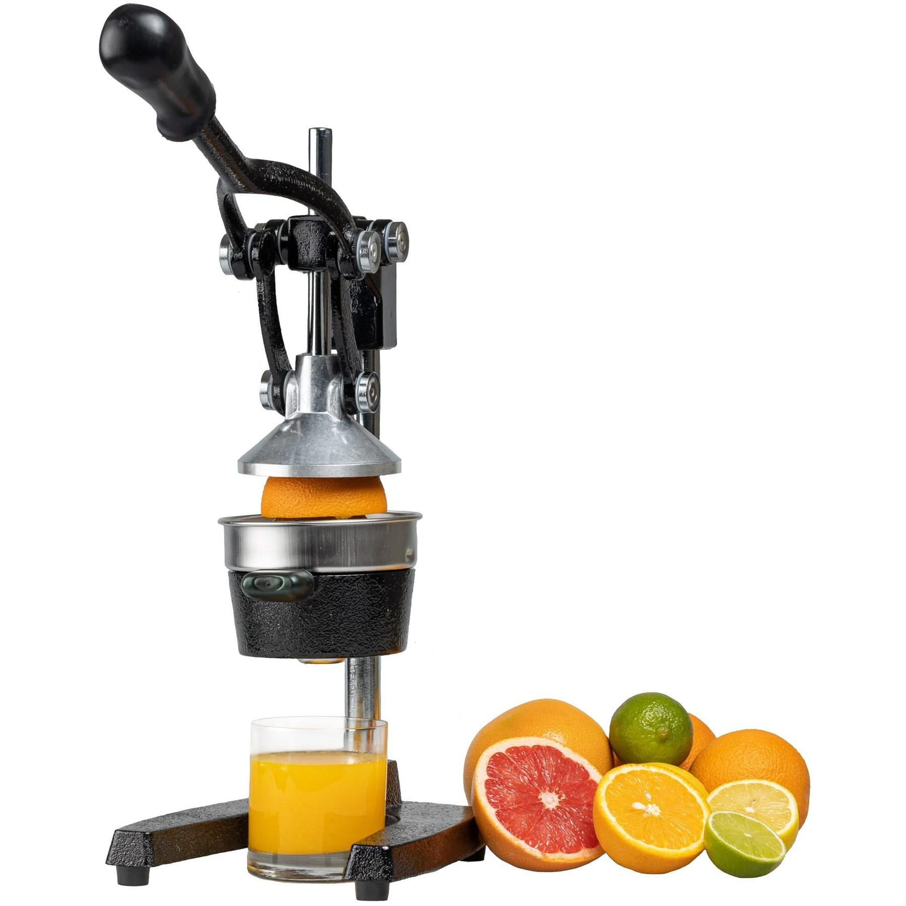 Cookinglife Citruspers - Gietijzer - Hevelmodel - Zwart