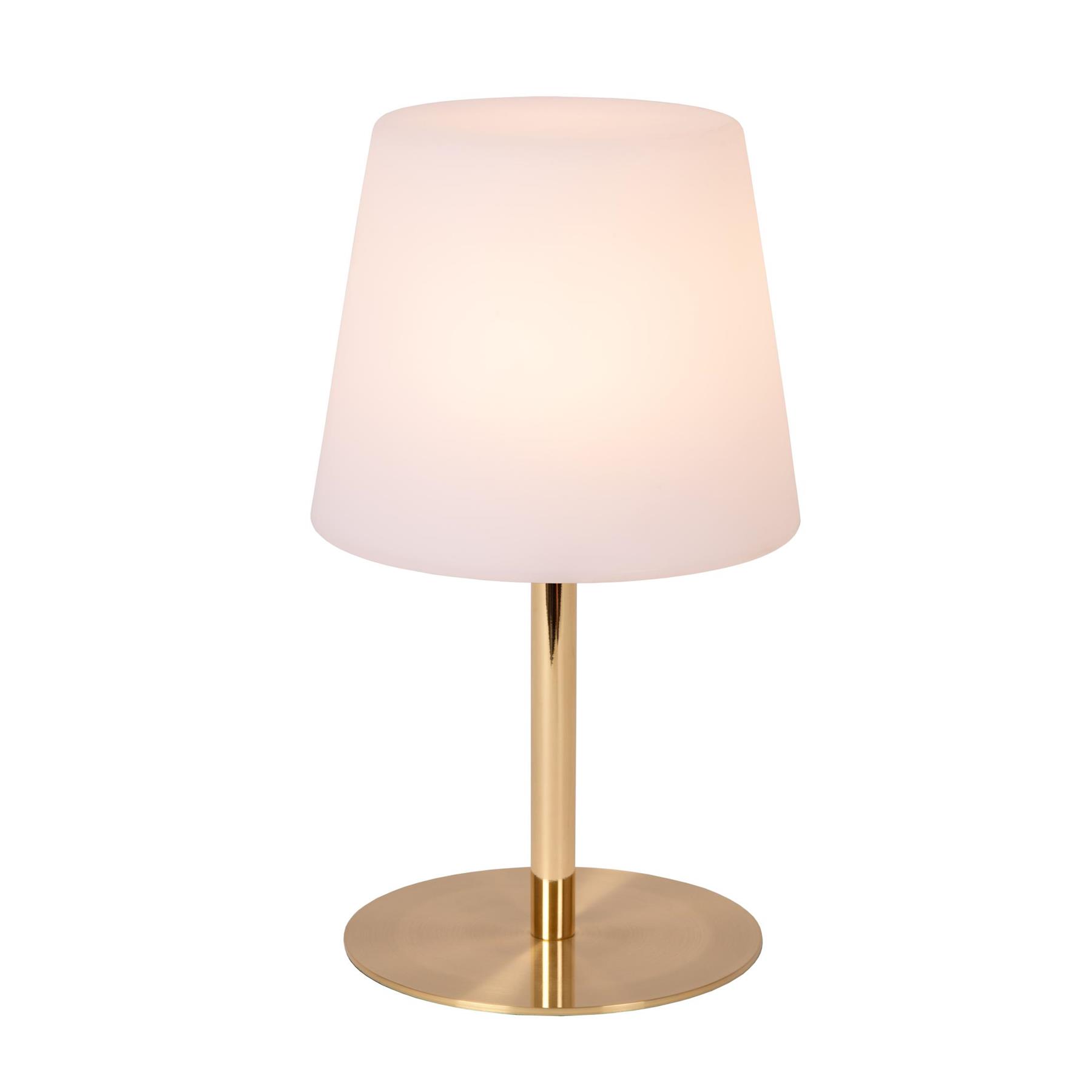 Lucide TYON Tafellamp - Mat Goud | Messing