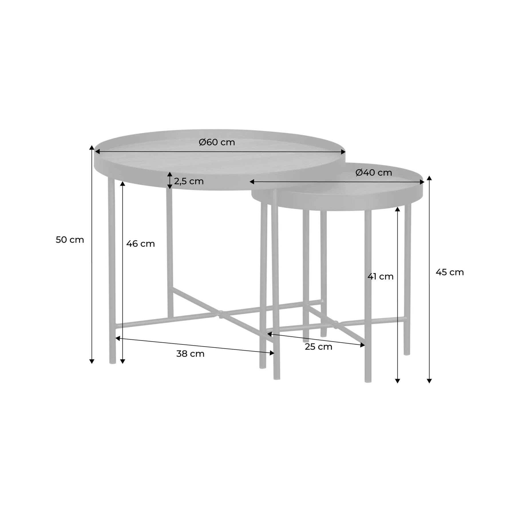 sweeek - Salontafel, set van 2