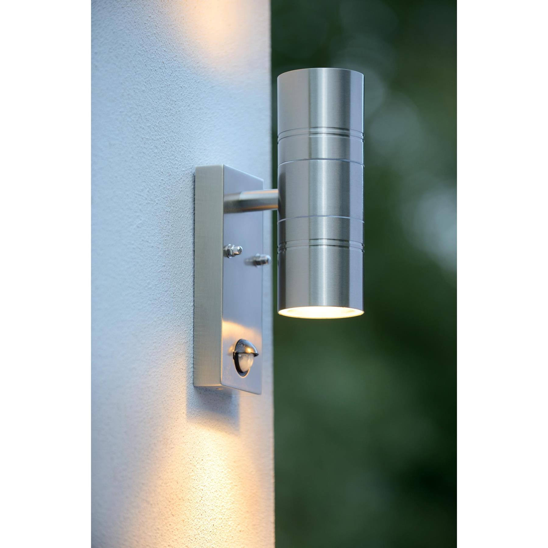 Lucide ARNE-LED IR Wandspot - Mat chroom