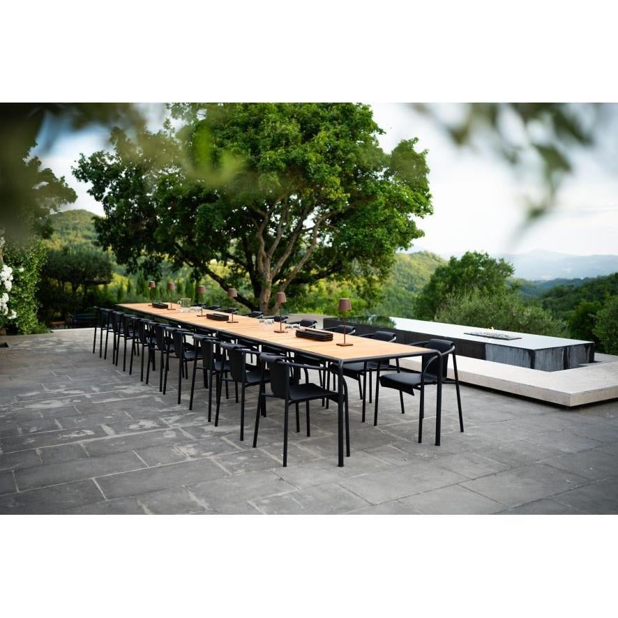 Houe Avanti tuintafel 222x98 Thermo Ash|Black