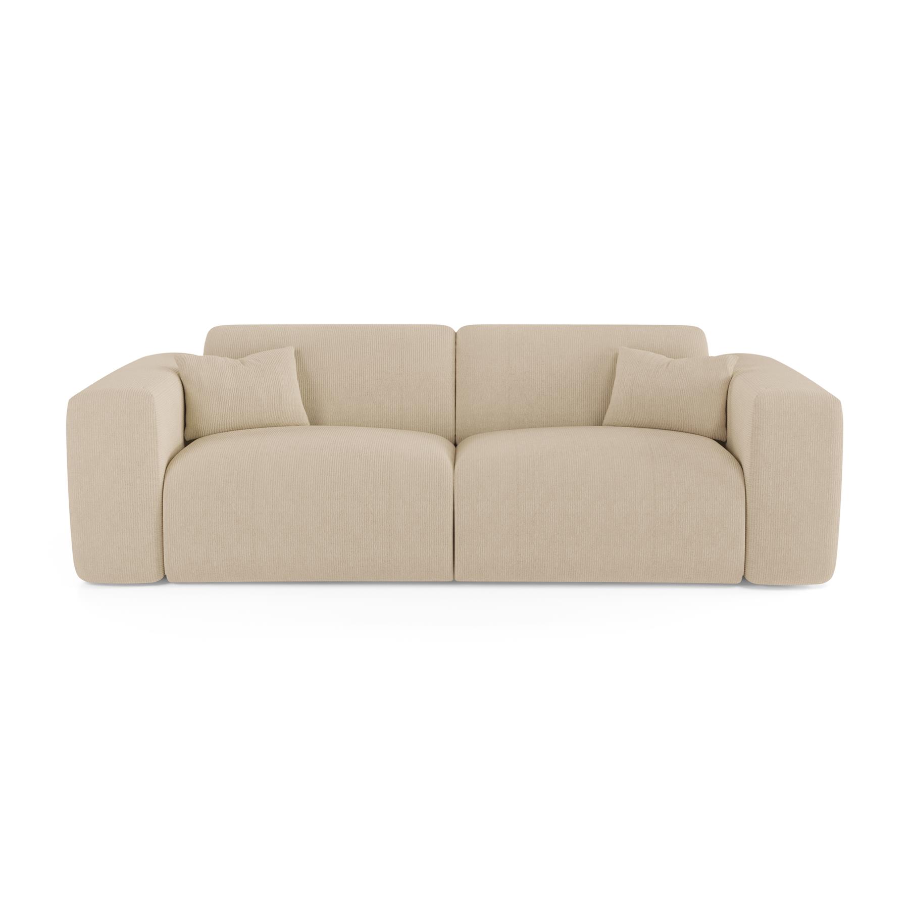 Express slaapbank dunlopillo 140cm corduroy beige