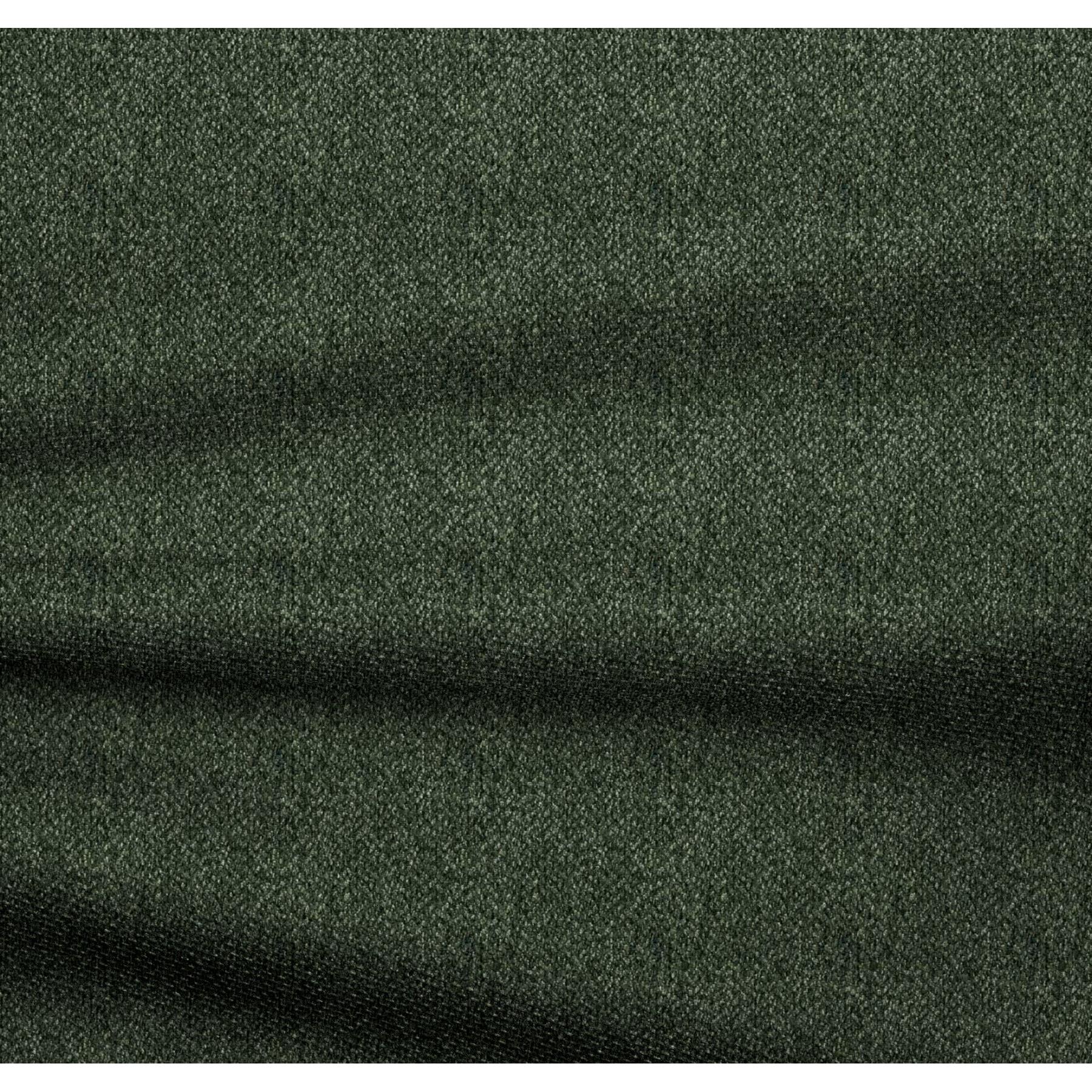 Slaapbank linkerhoek matras weefstof olijfgroen 140cm