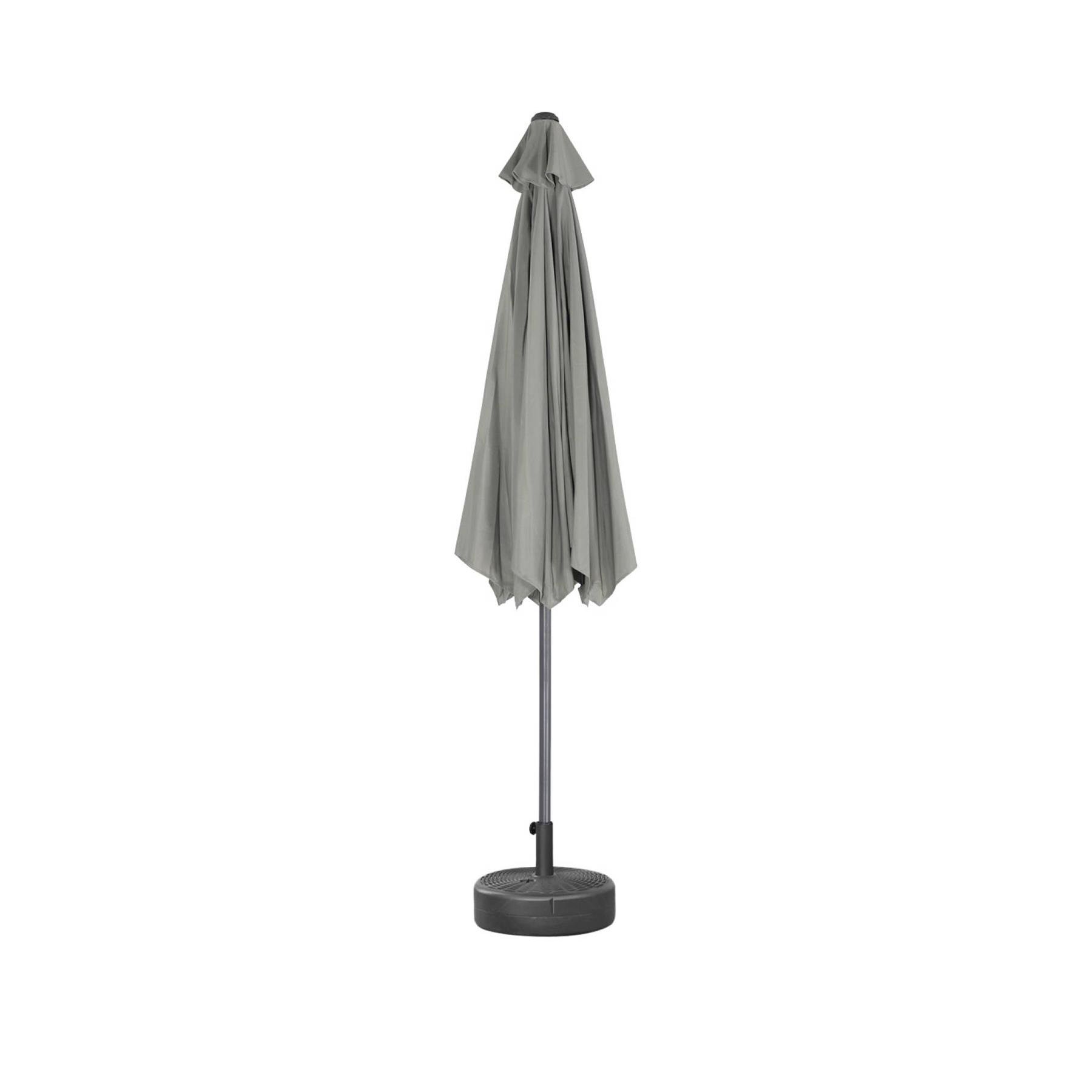 sweeek - 3m ronde parasol, paal met houteffect
