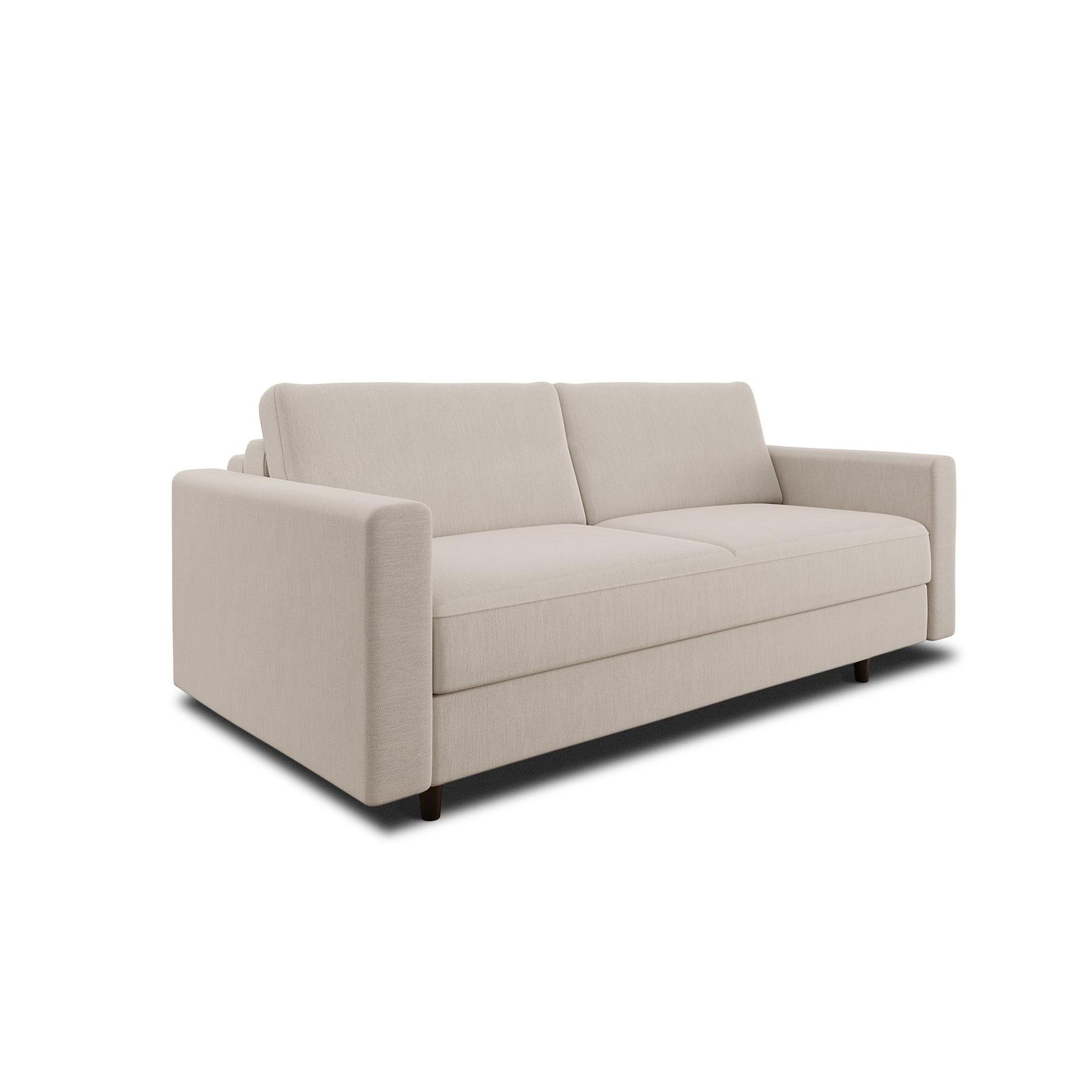 Express slaapbank dunlopillo beige geweven 140cm