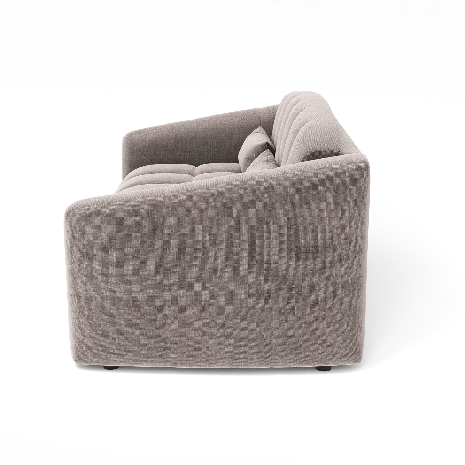 Express slaapbank dunlopillo fluweel taupe 160cm