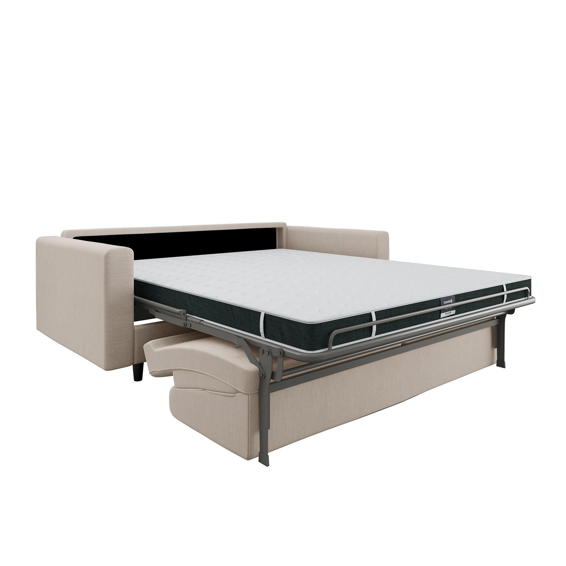 Express slaapbank dunlopillo beige geweven 140cm