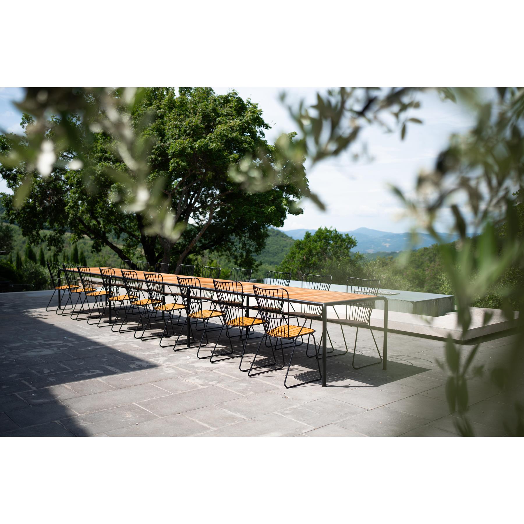 Houe Avanti tuintafel 222x98 Thermo Ash|Black