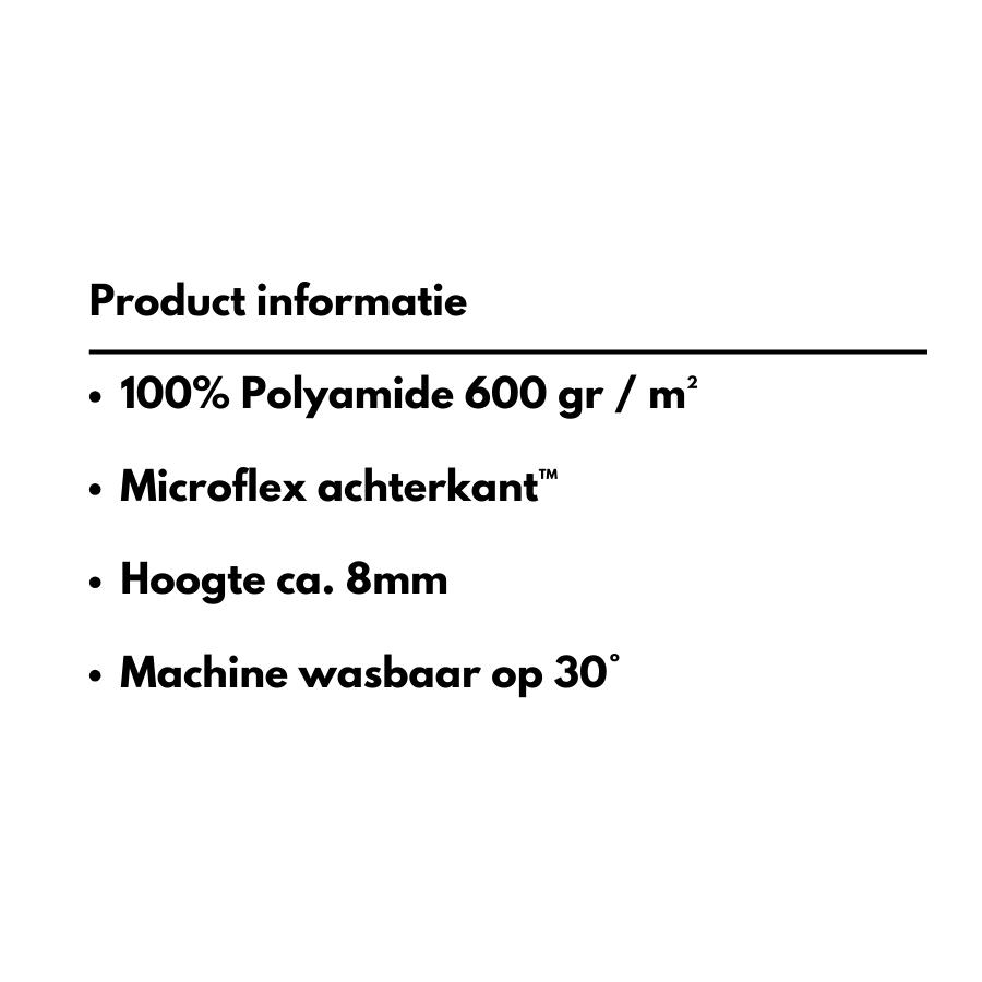 MD Entree - Design mat - Universal – Terrazzo Black – Vloerkleed – Met