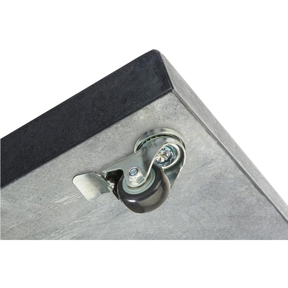 Platinum Modena verrijdbare parasolvoet 150 kg. - Graniet