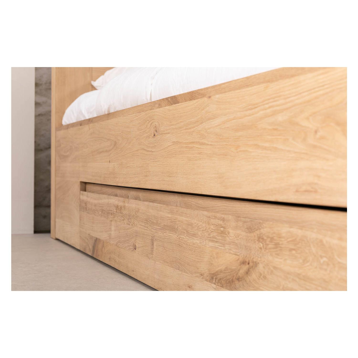 Goossens Bedframe Bibi - 140 x 210 - Eiken naturel - Hout