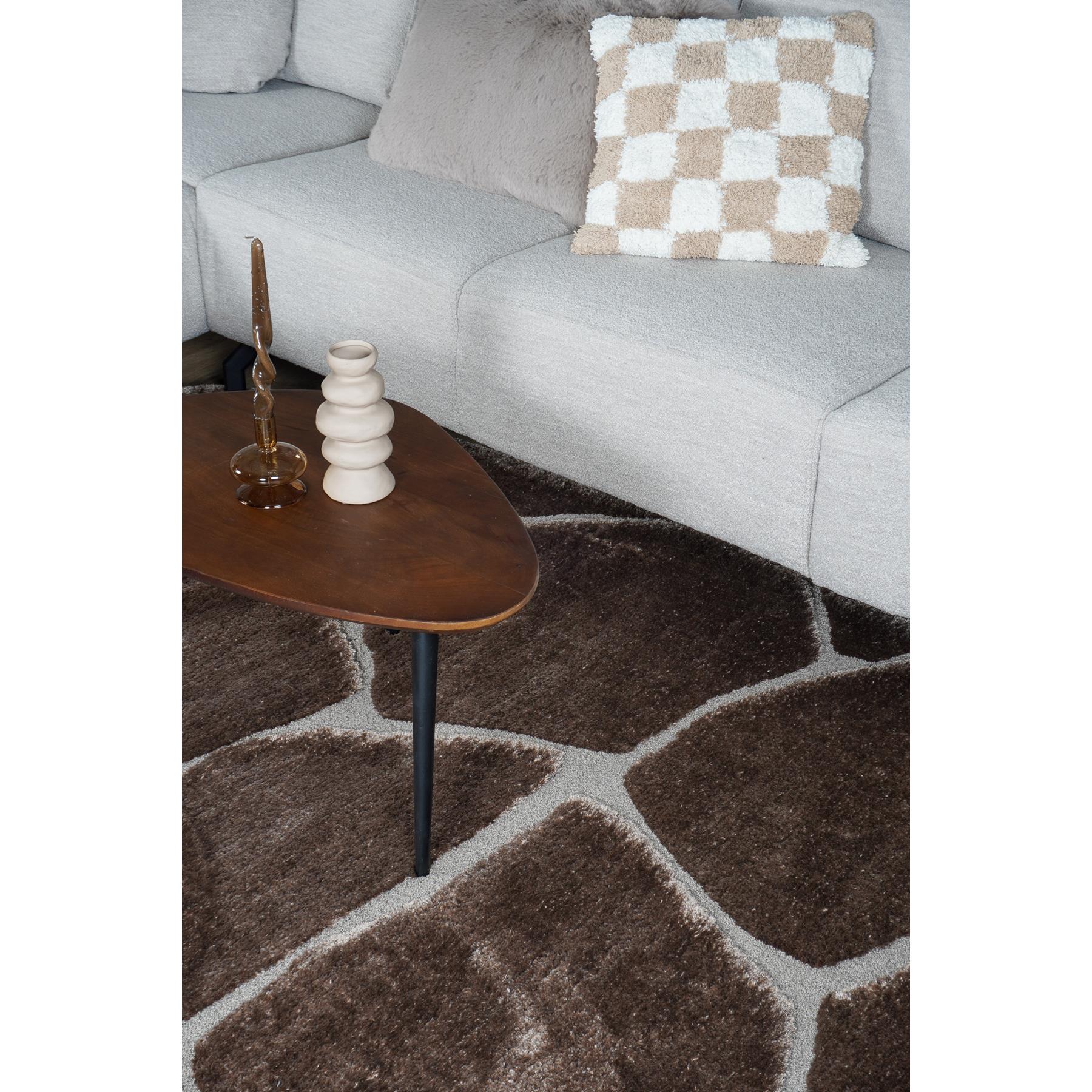 Veer Carpets - Vloerkleed Macy Bruin 240 x 340 cm