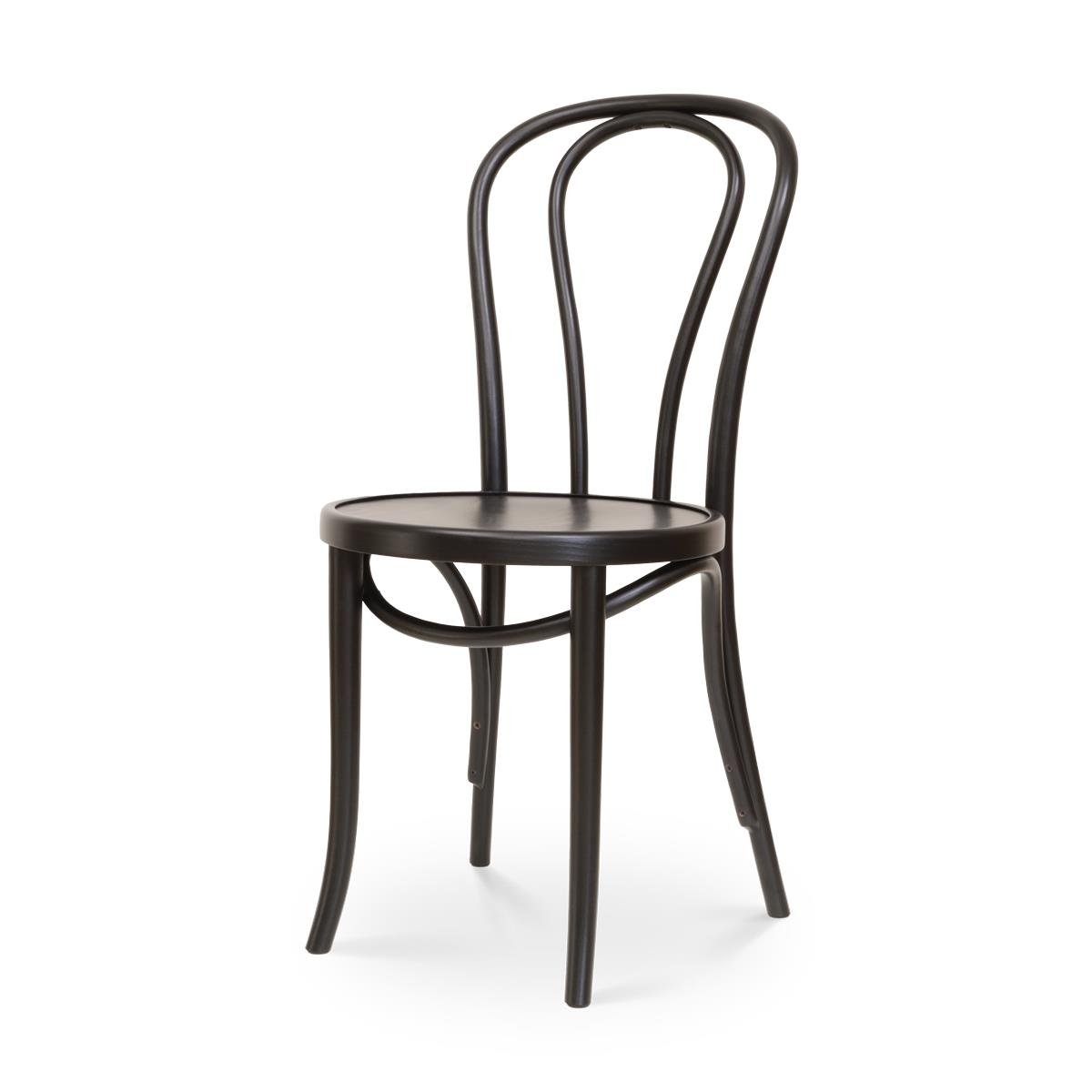 Fameg Vienna Thonet No.18 Houten Bistrostoel Zwart