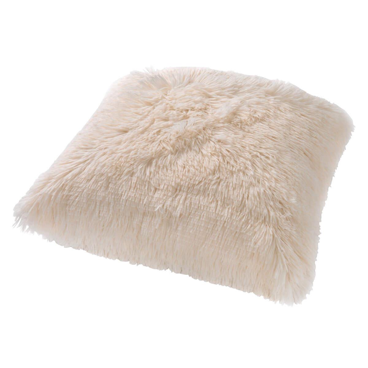 Dutch Decor kussenhoes FLUFFY - 45x45 cm Snow White