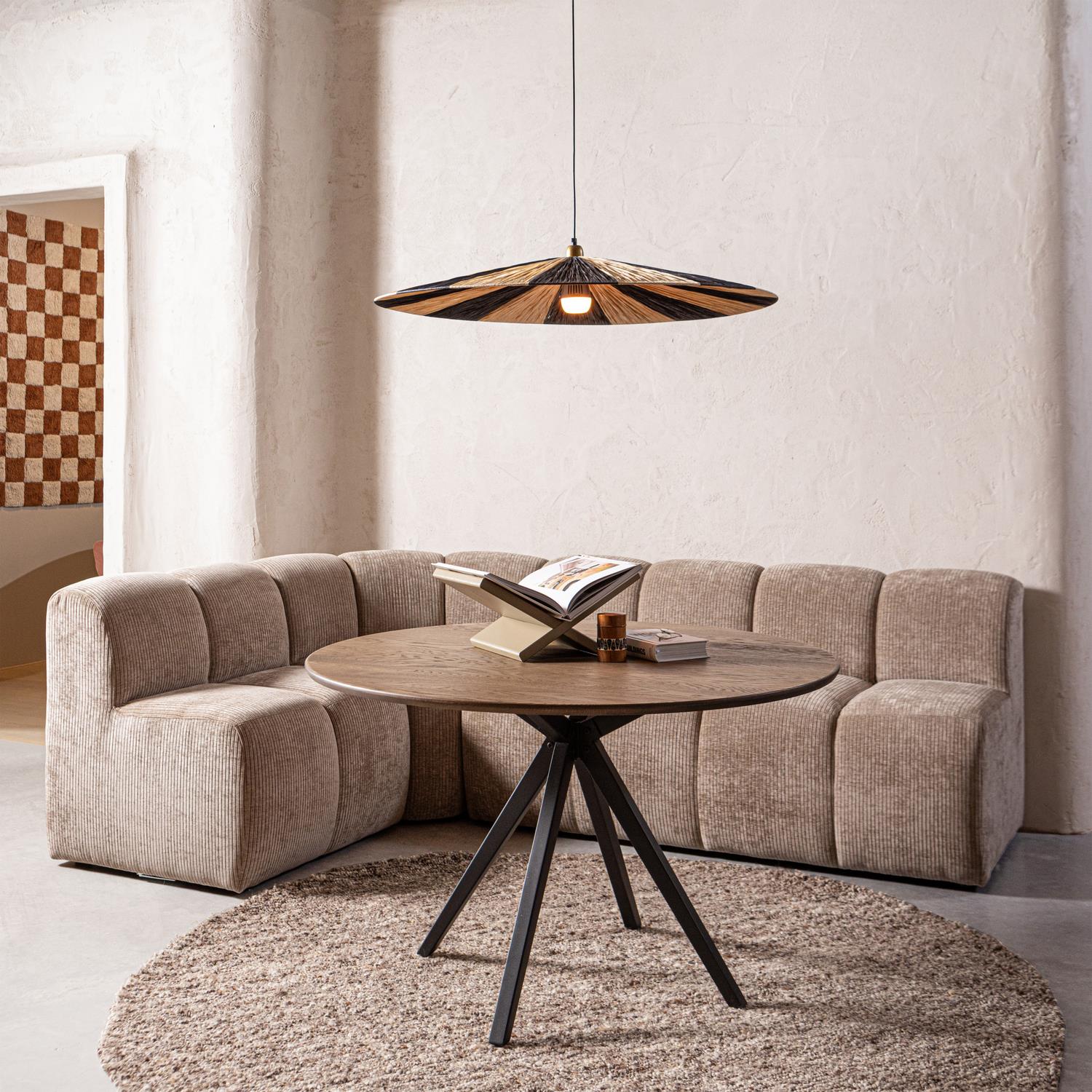WOOOD Holland Kruispoot - Metaal - Zwart - 72x80x80