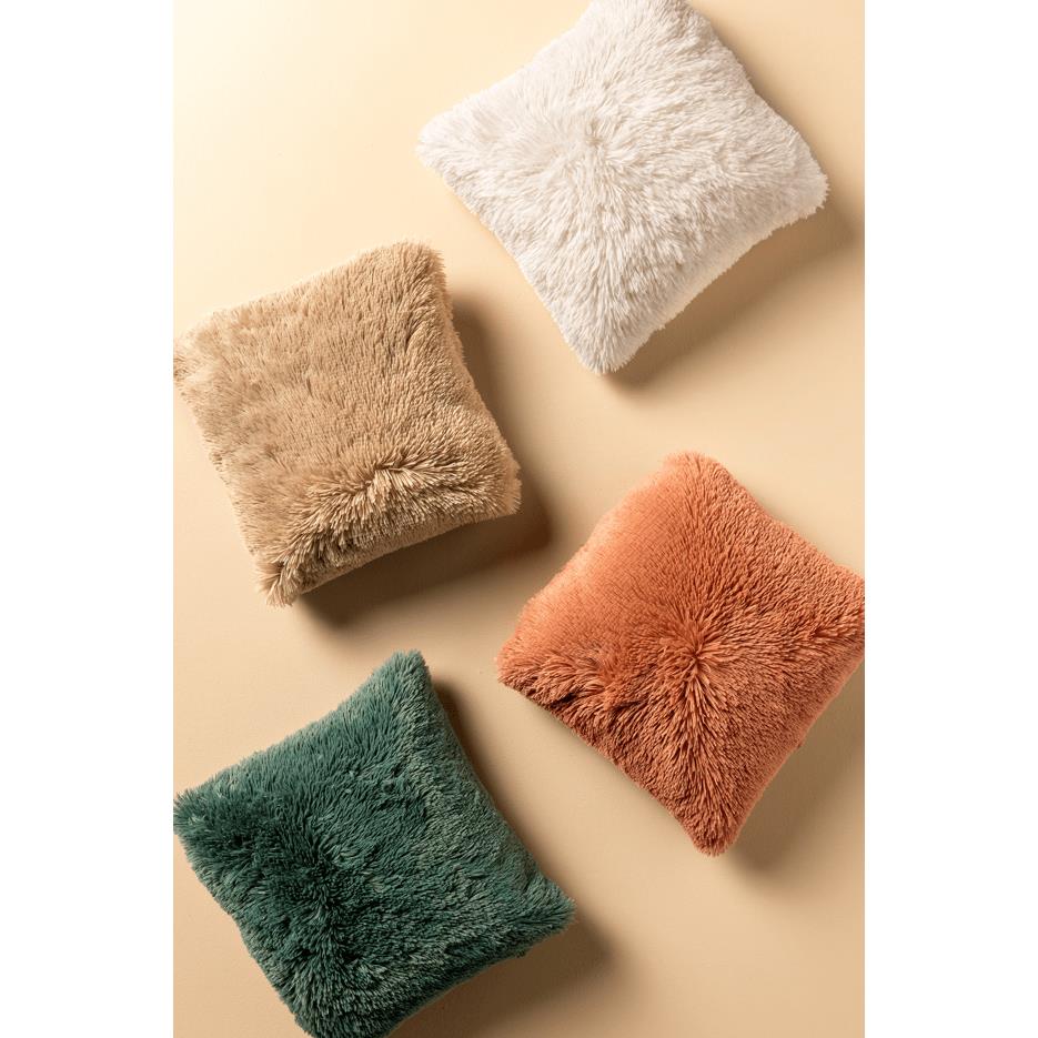 Dutch Decor sierkussen FLUFFY - 45x45 cm Muted Clay