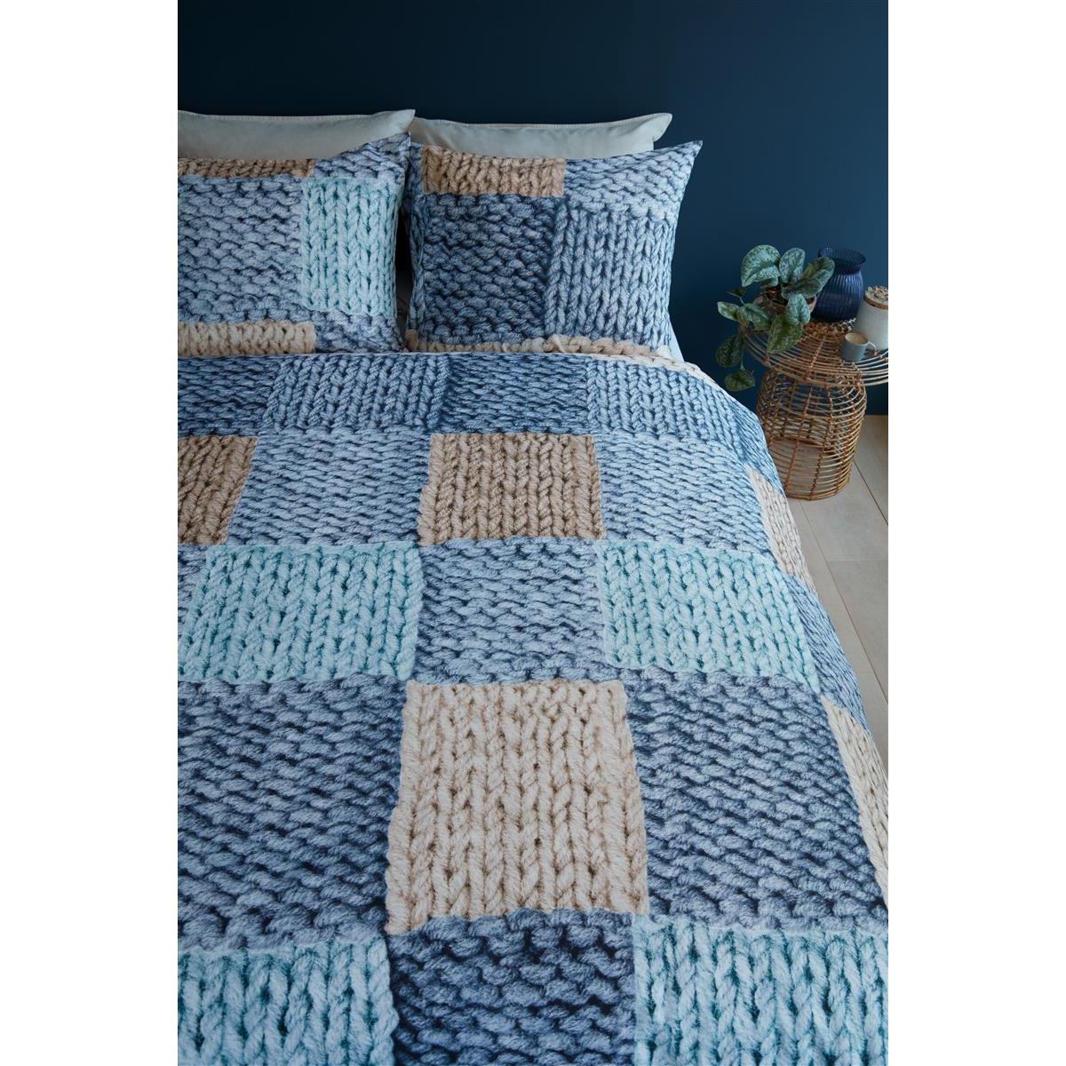 Ariadne at Home Wool Shades  dekbedovertrek - 140x200|220 - Blauw