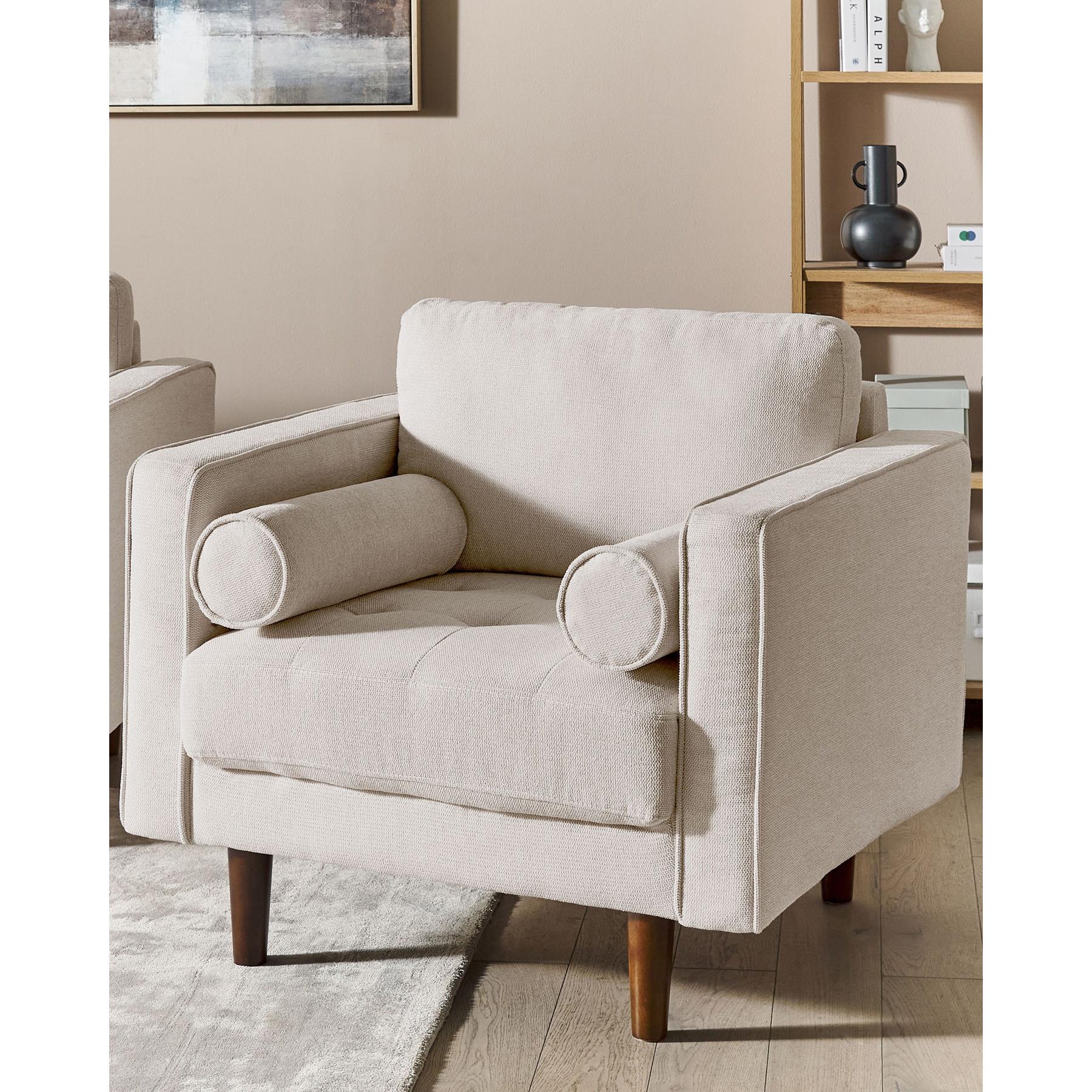 Beliani - NURMO - Fauteuil - Beige - Polyester
