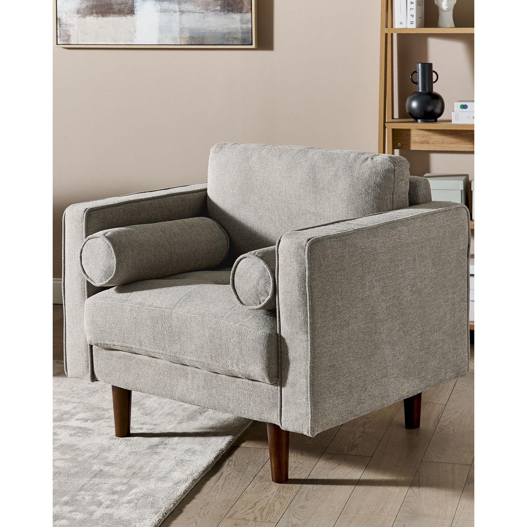 Beliani - NURMO - Fauteuil - Taupe - Polyester