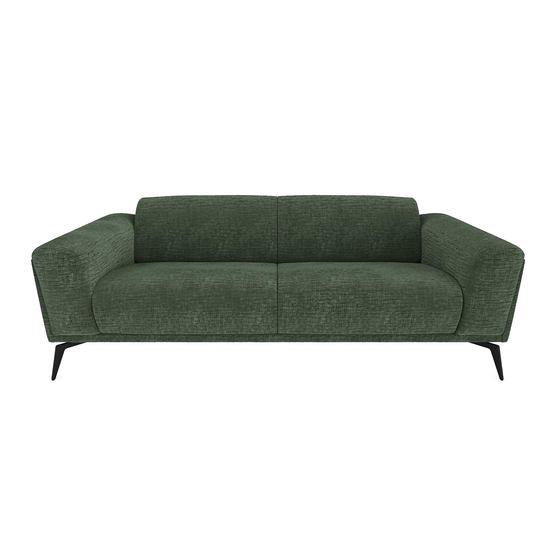 3-zits fluwelen bank met smaragdgroen patroon 220cm