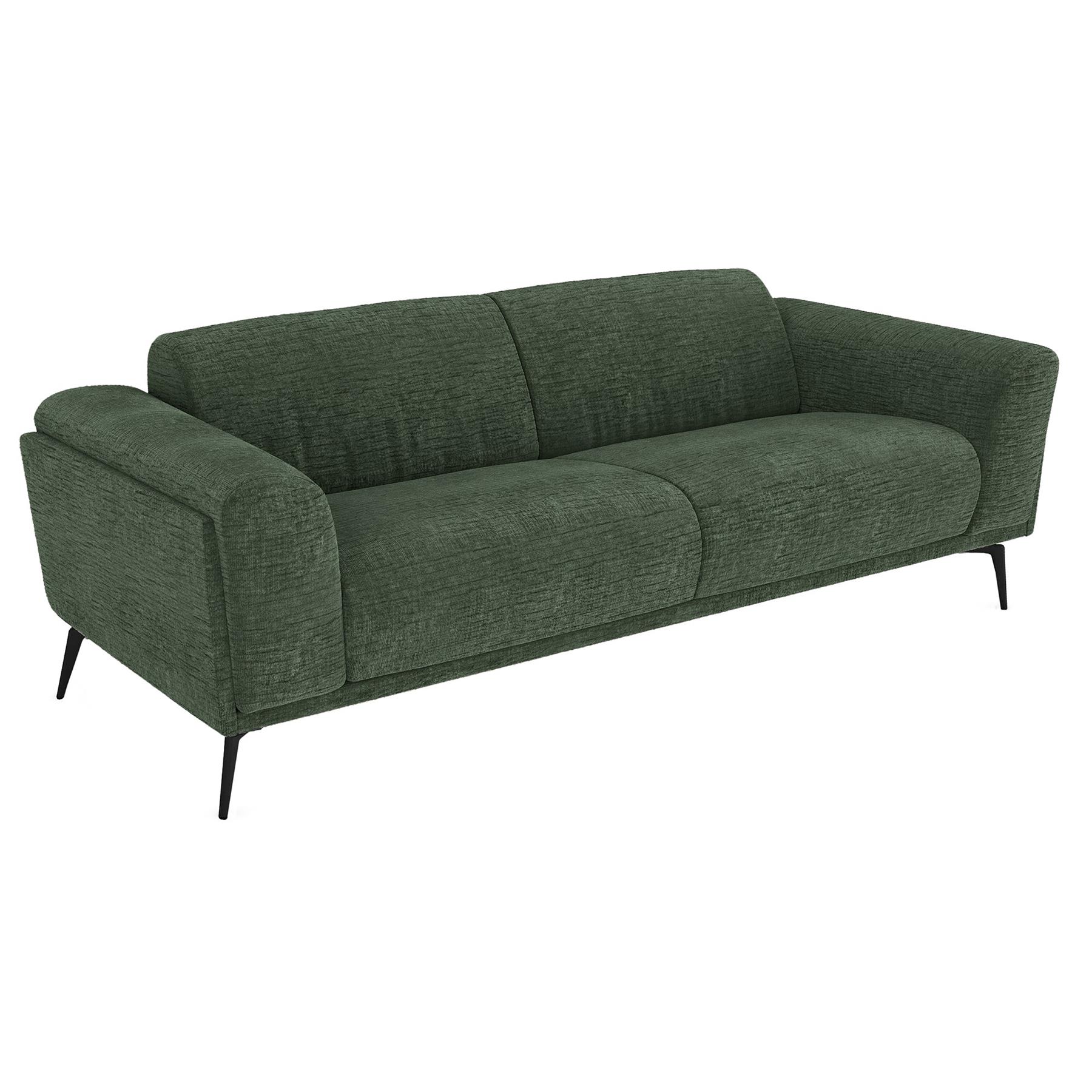 3-zits fluwelen bank met smaragdgroen patroon 220cm