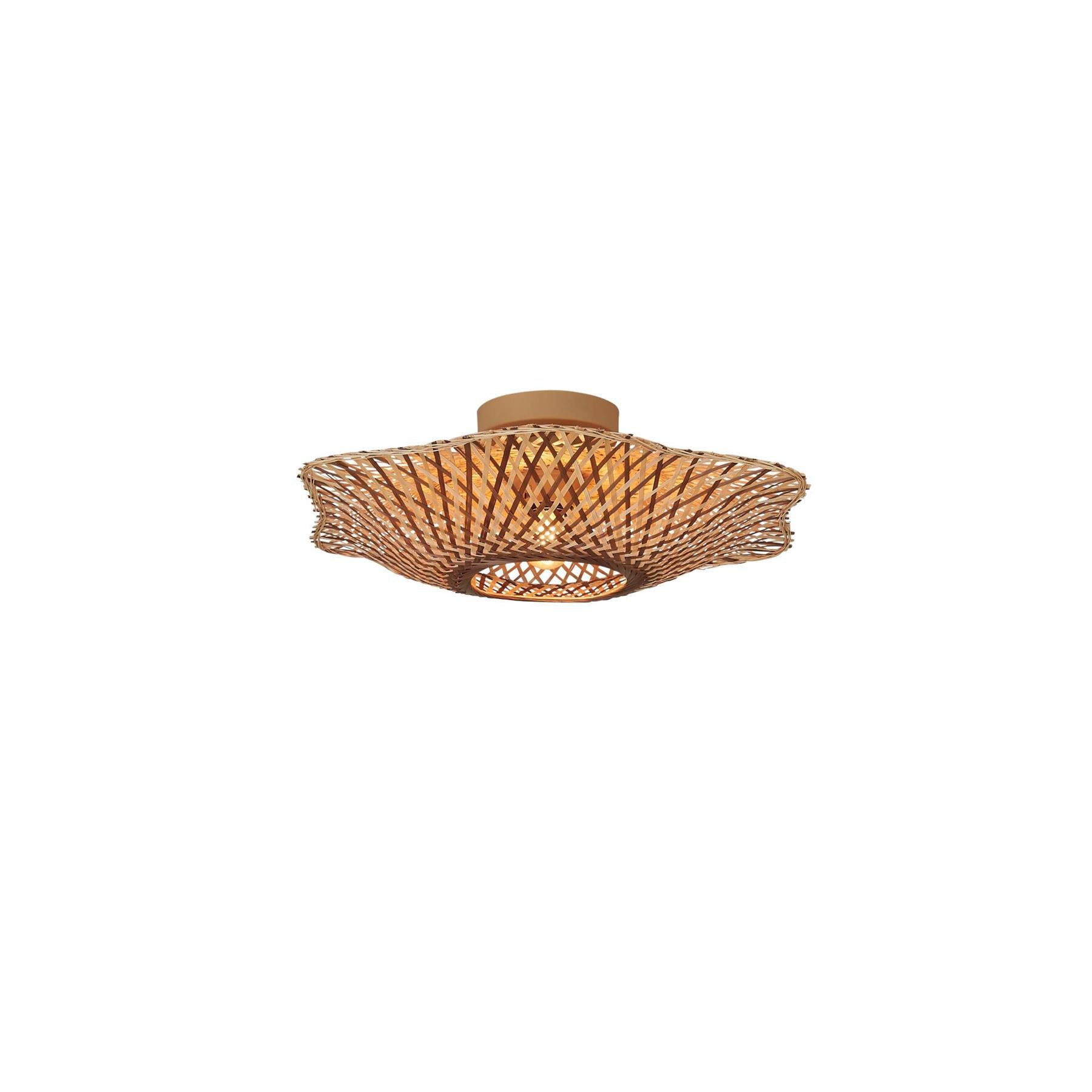 GOOD&MOJO Plafonniere Madura - Naturel - Ø13cm