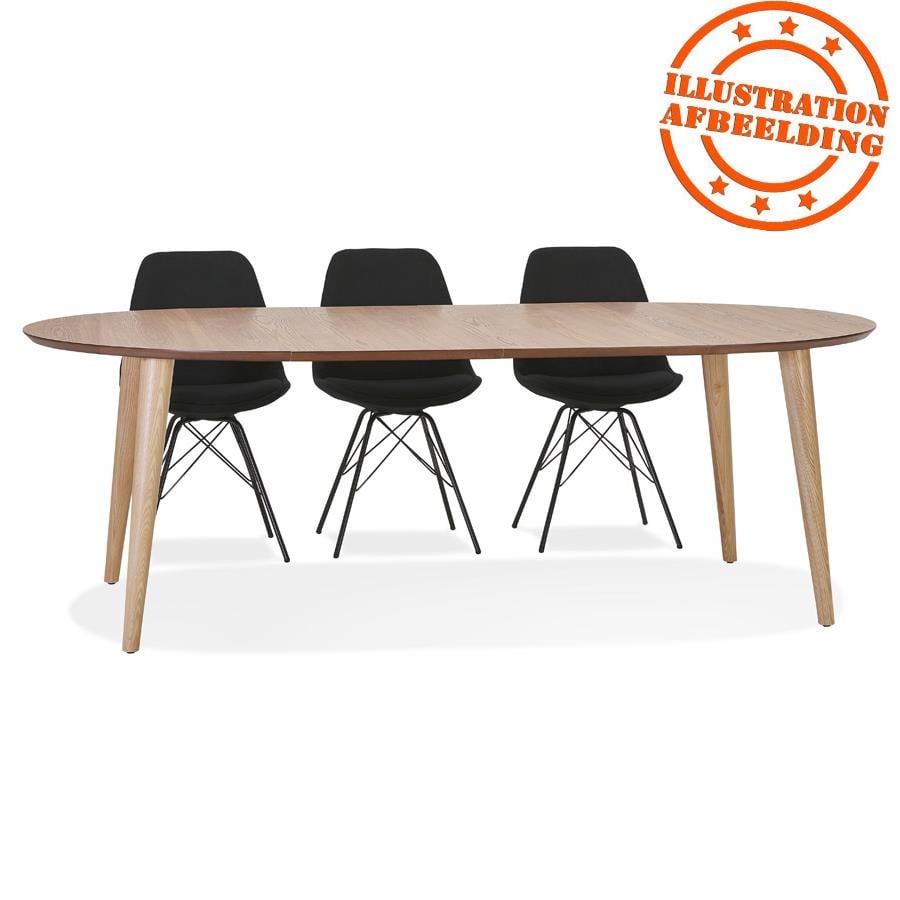 ALTEREGO ORTENSIA Ronde uitschuifbare eettafel - Beige