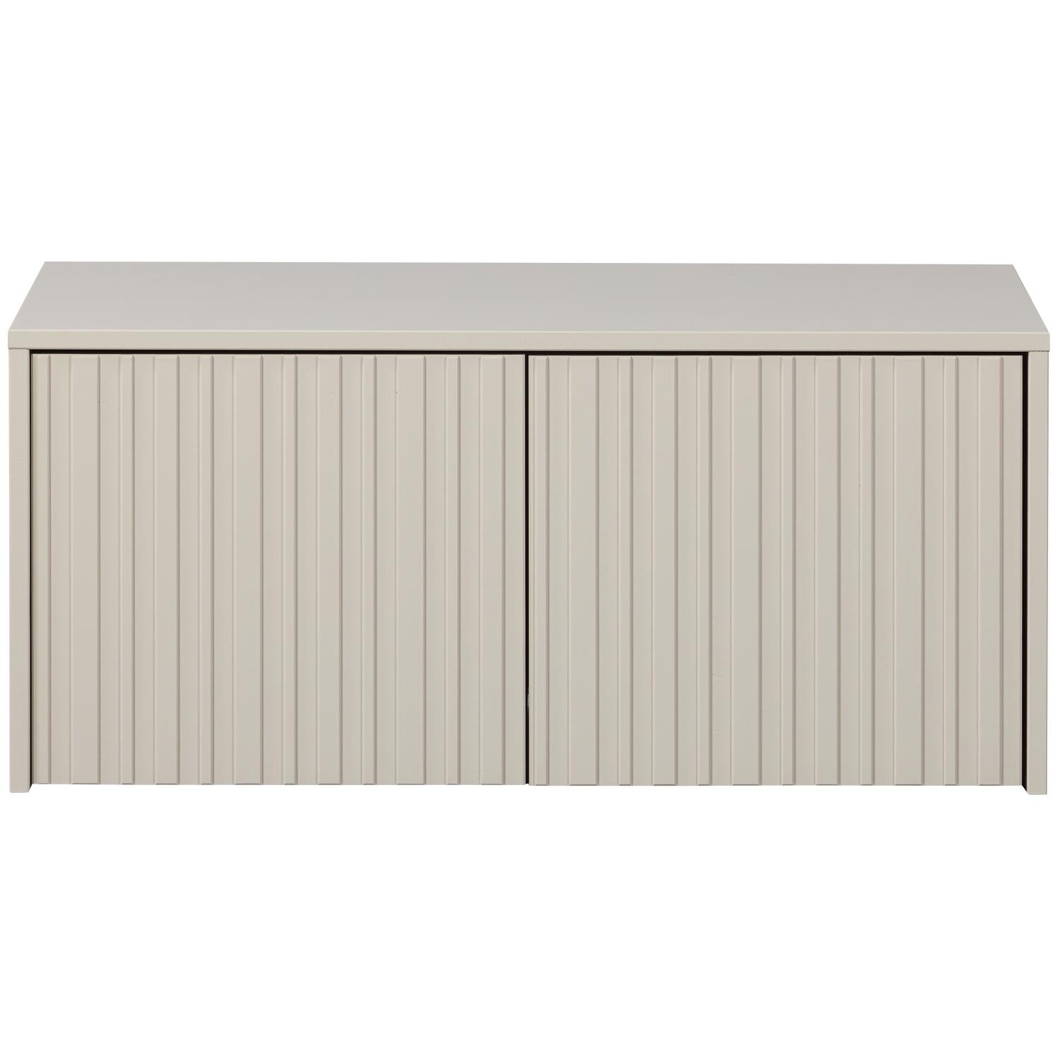 WOOOD New Gravure Kistbank - Grenen - Dust - 40x88x50