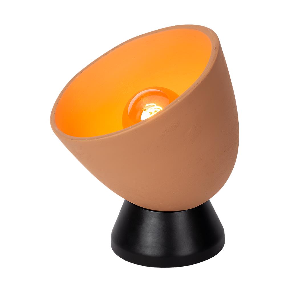 Atmooz Rota Tafellamp - Ø25 x H26 cm - Zwart Terracotta