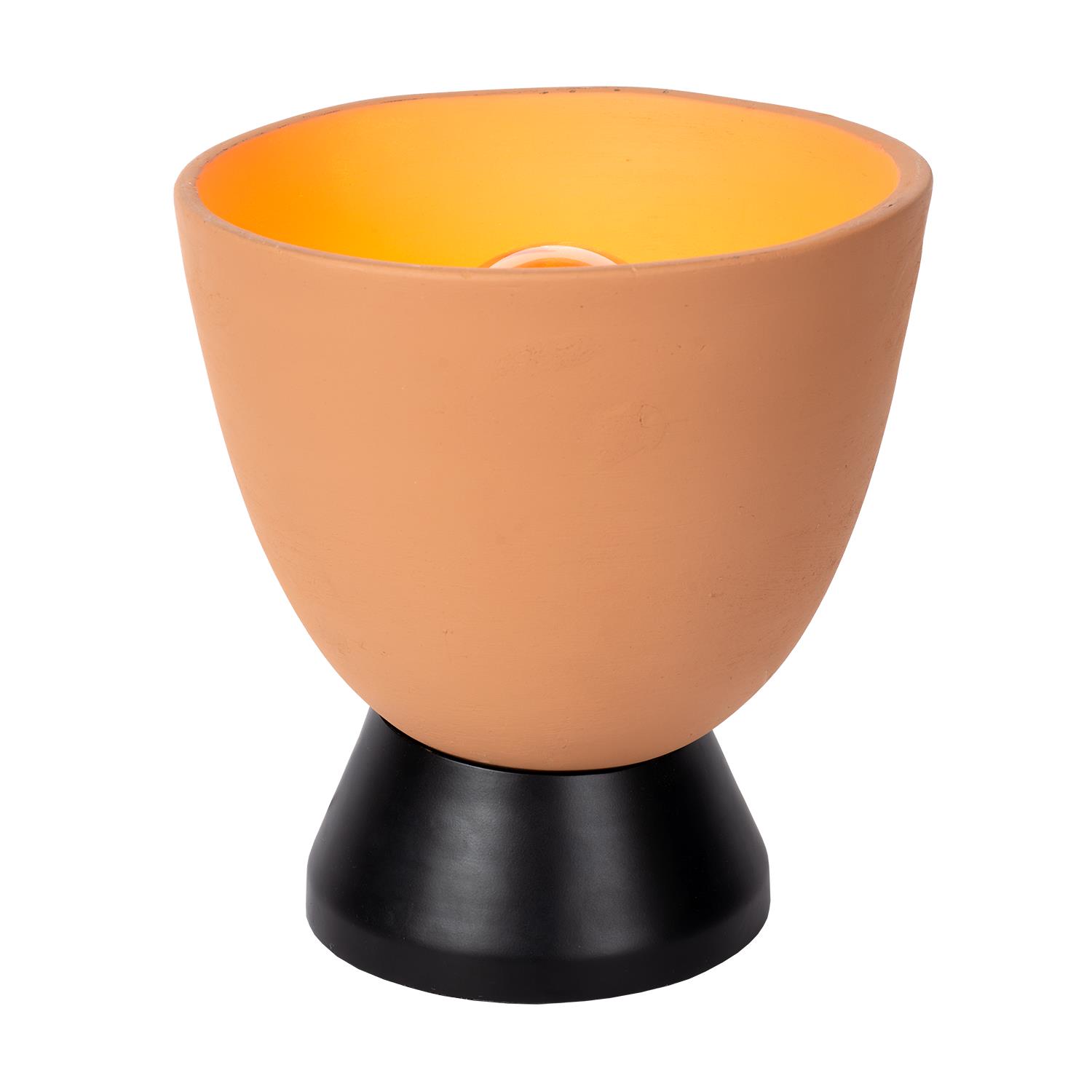 Atmooz Rota Tafellamp - Ø25 x H26 cm - Zwart Terracotta