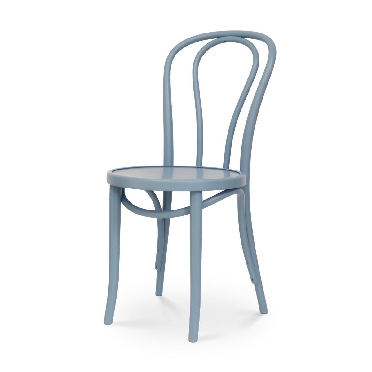 Fameg Vienna Thonet No.14 Houten Bistrostoel Blauw