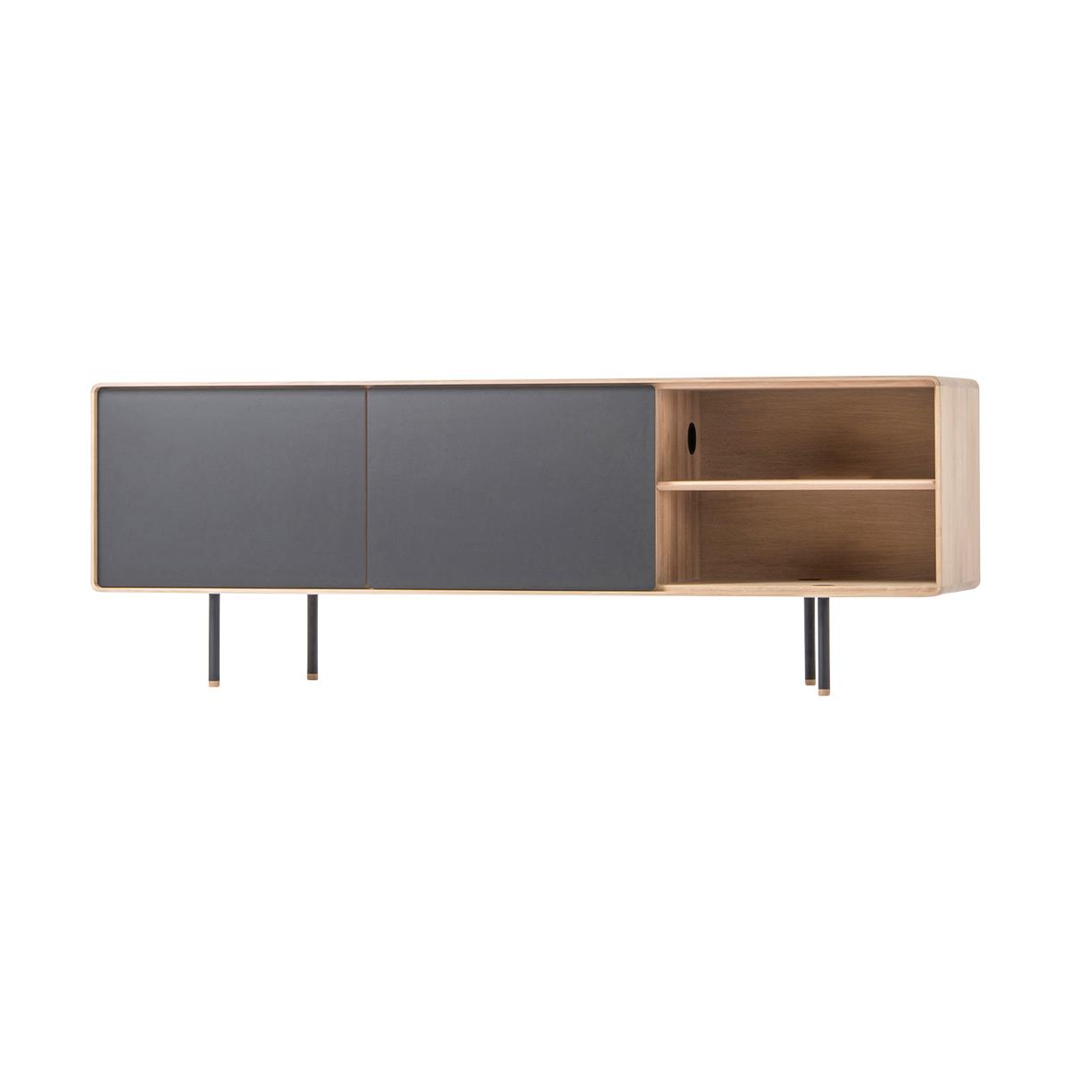 Gazzda Fina Sideboard Houten Dressoir Whitewash | Nero - 180 cm